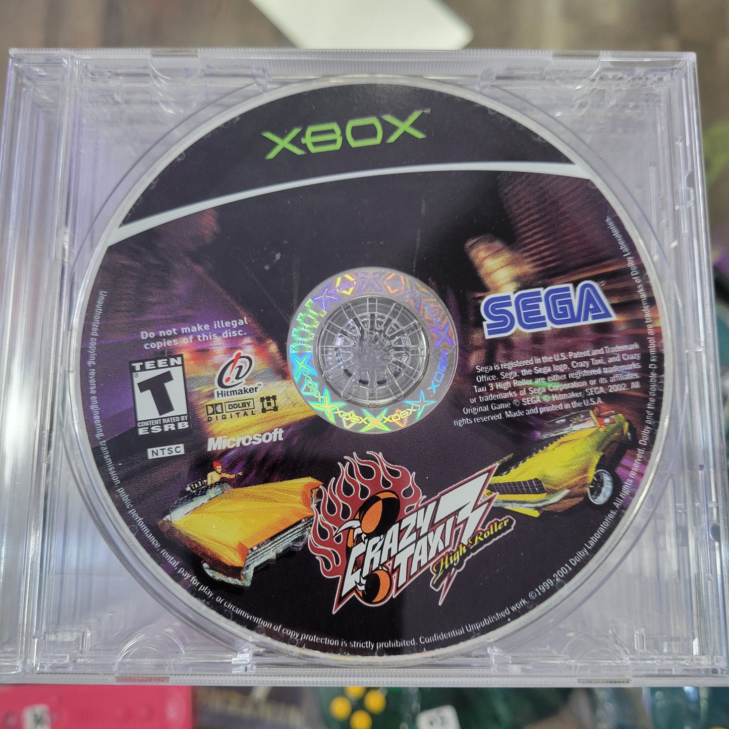 Crazy Taxi 3 High Roller Original Xbox
