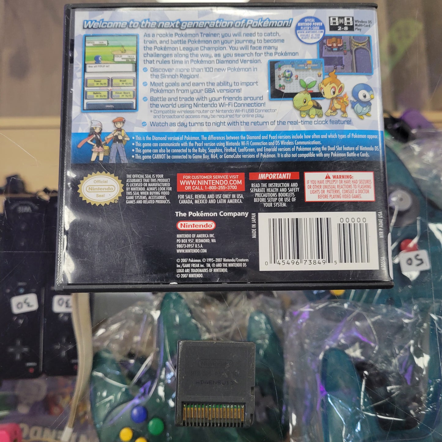 Pokémon Diamond Version Nintendo DS (Authentic) (Bad Label)