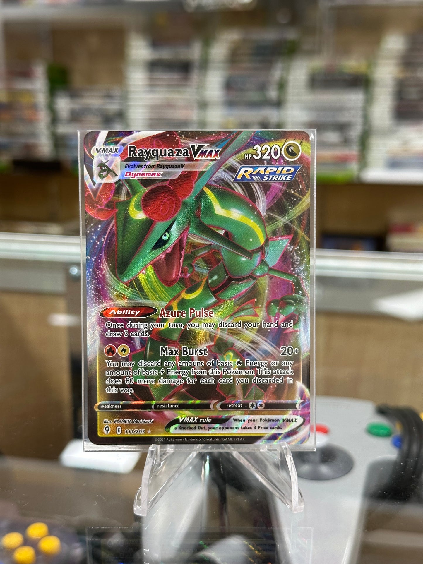 Rayquaza VMAX SWSH: Evolving Skies NM