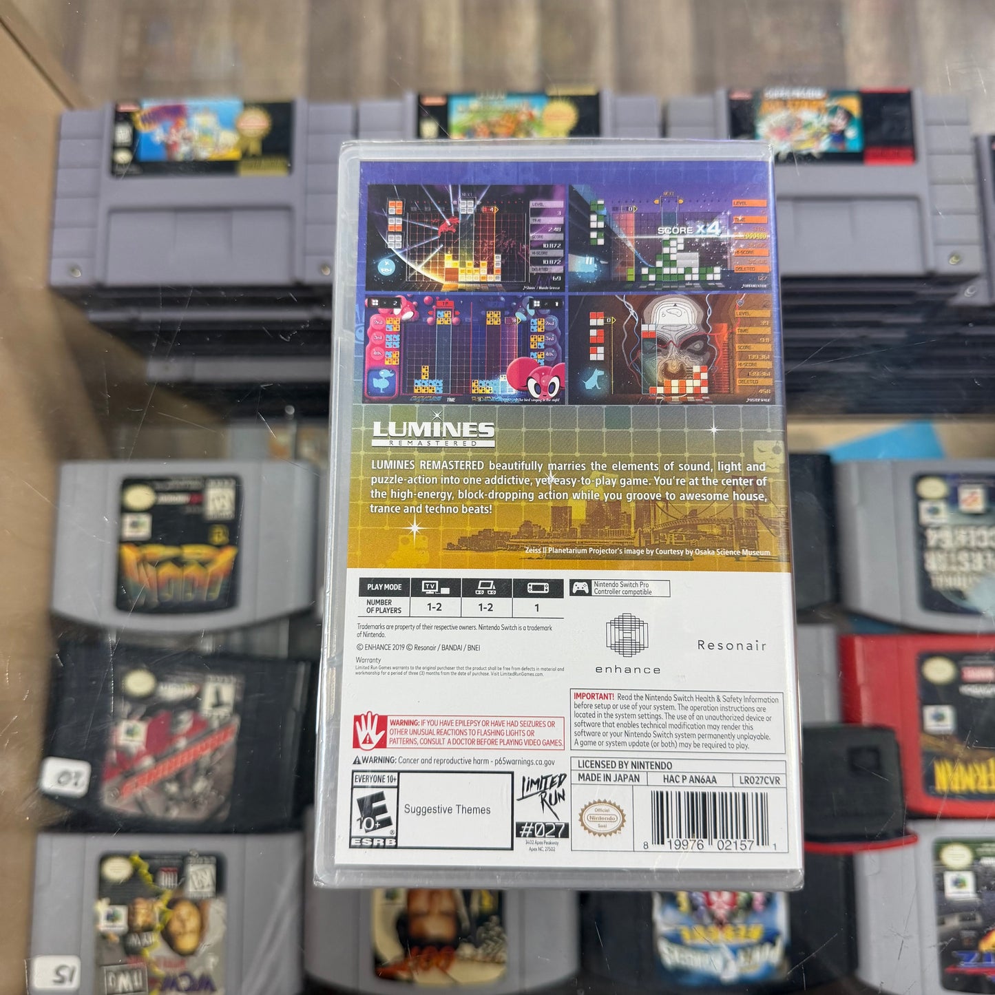 Lumines Remastered Nintendo Switch Sealed