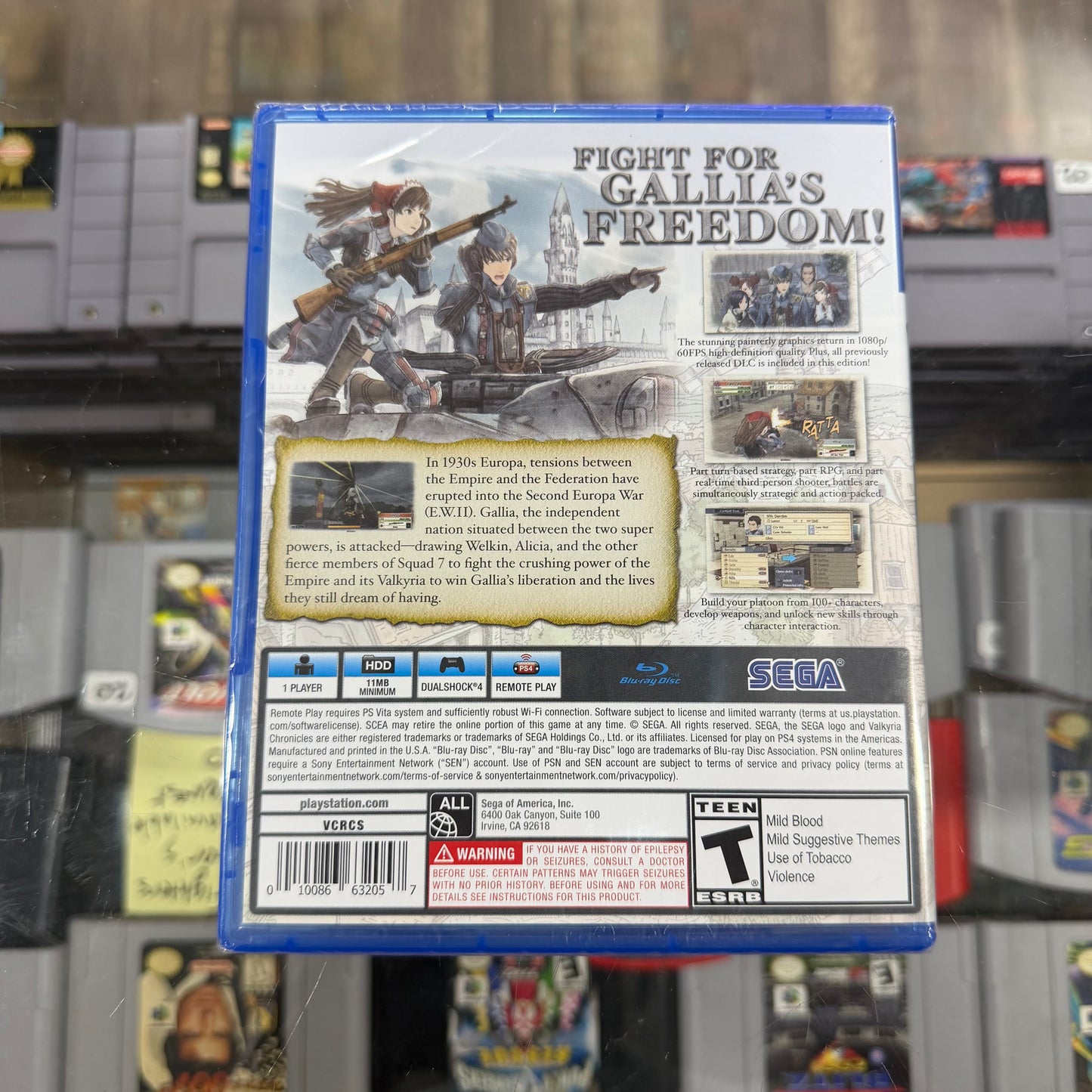 Valkyria Chronicles Remastered Playstation 4 Sealed