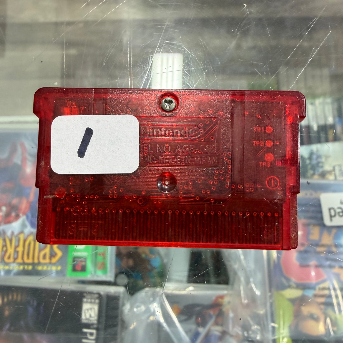 Pokémon Ruby Nintendo Advance (Authentic) (Dry Battery) (1) (Bad Label)