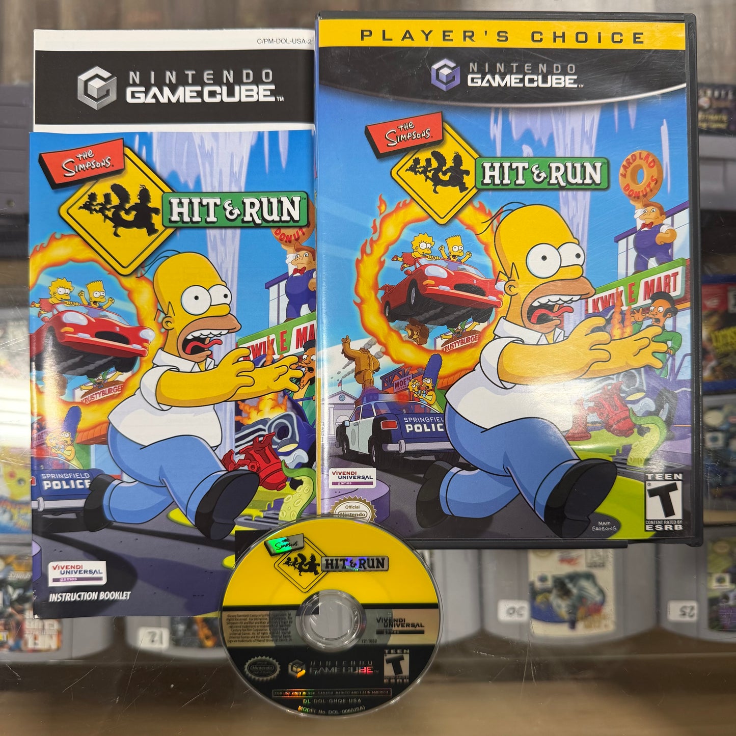 The Simpsons Hit and Run Nintendo GameCube CIB