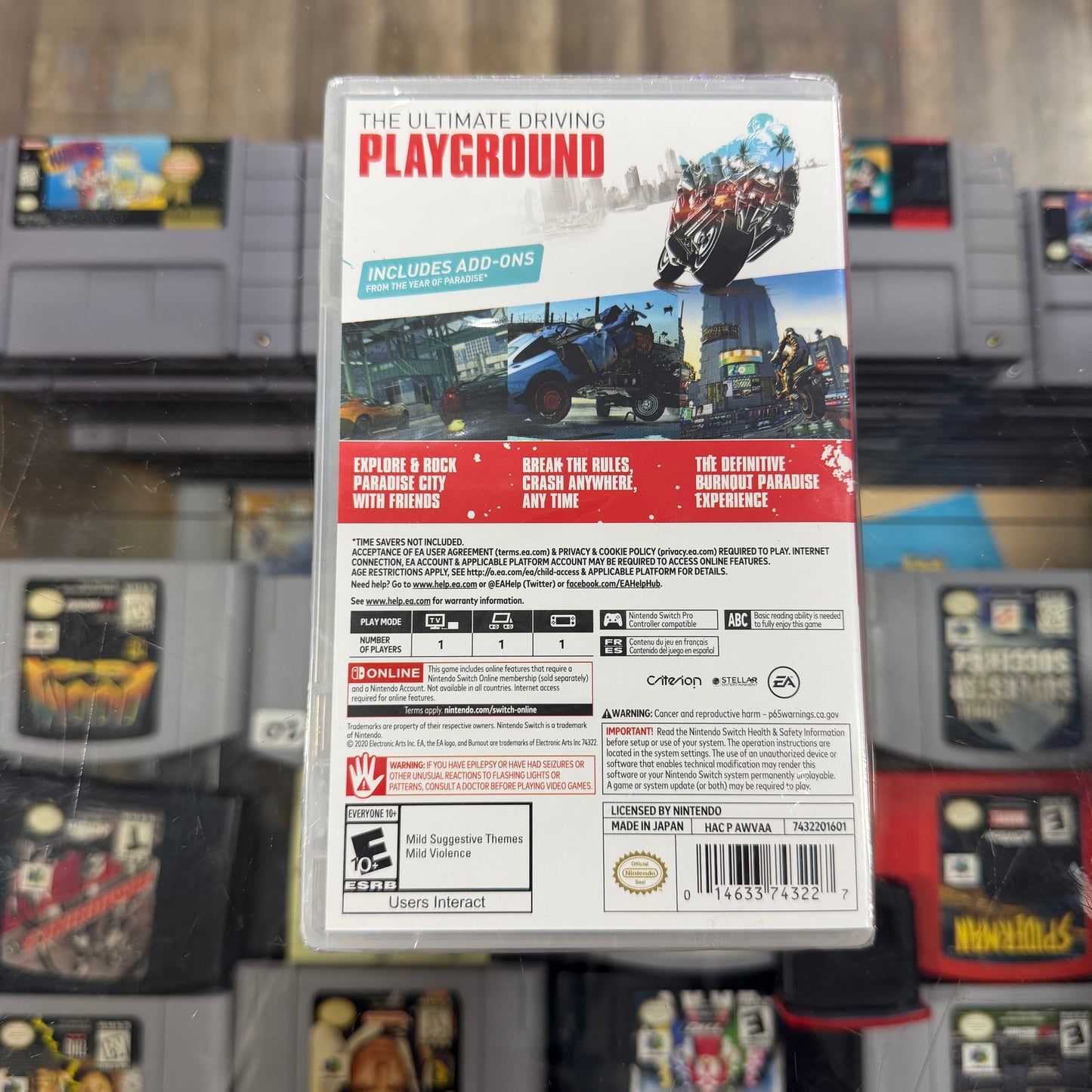 Burnout Paradise Remastered Nintendo Switch Sealed