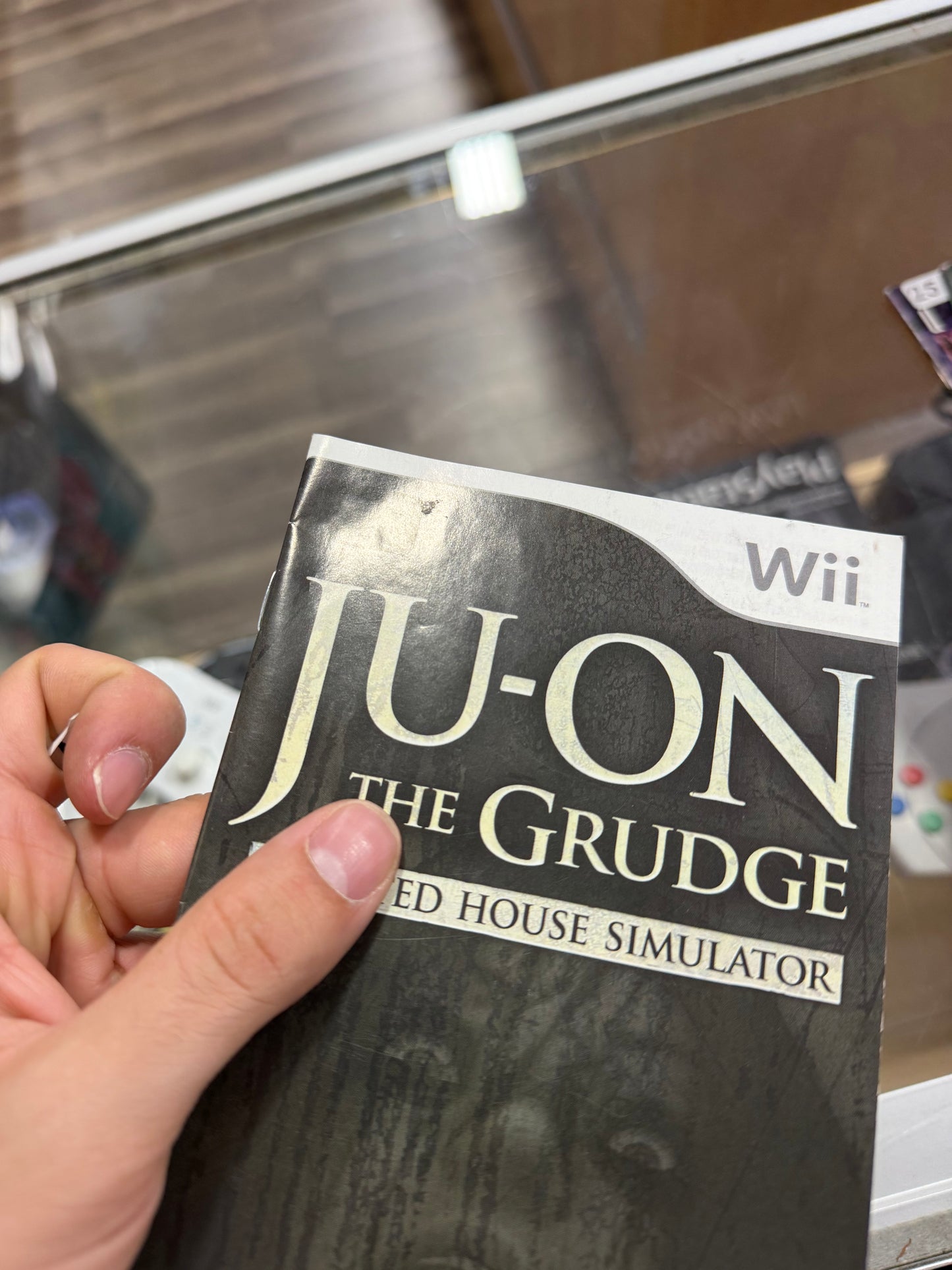 Ju-On The Grudge Nintendo Wii Manual Only
