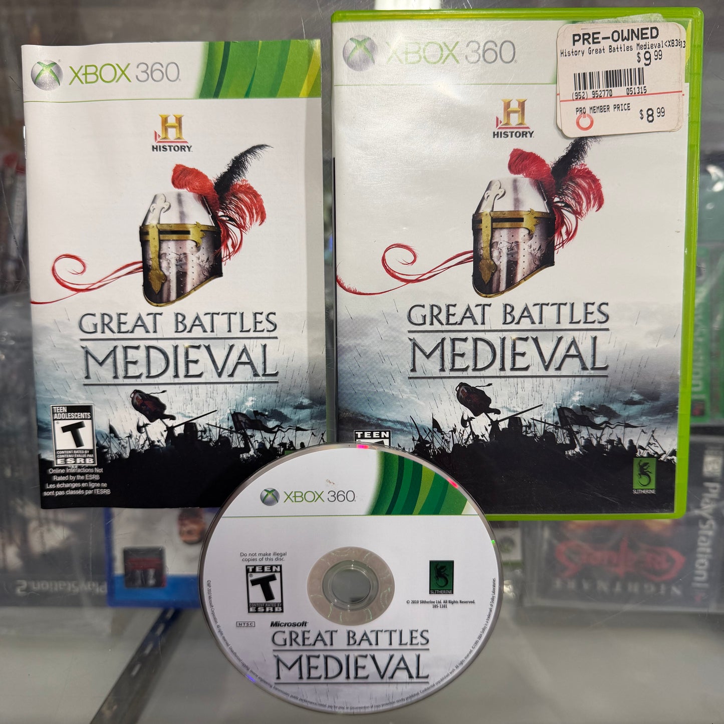 History Great Battles Medieval Xbox 360