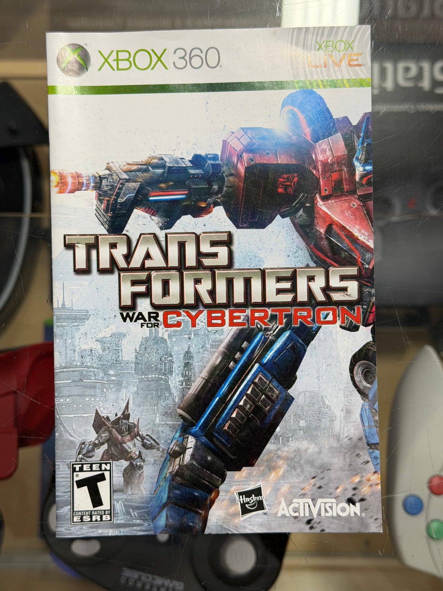 Transformers War for Cybertron Manual Only