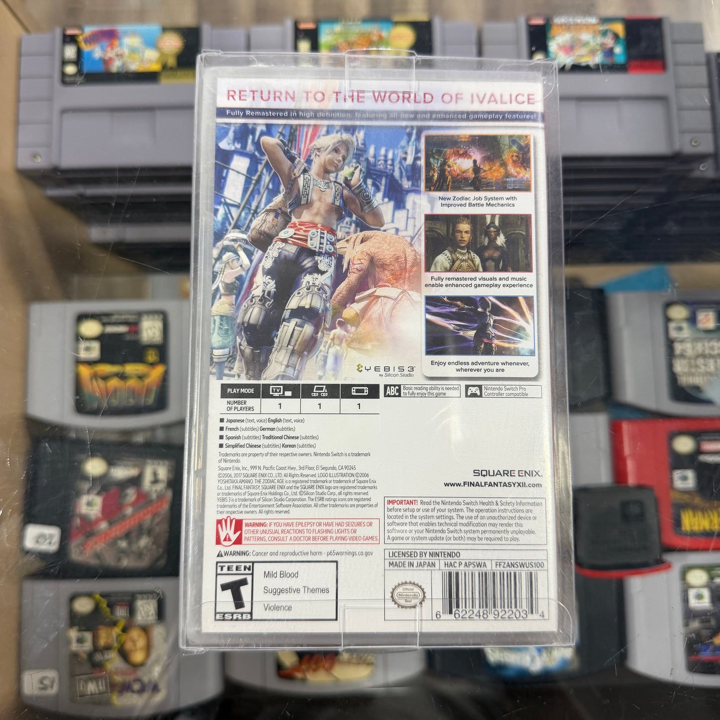 Final Fantasy XII: The Zodiac Age Nintendo Switch Sealed