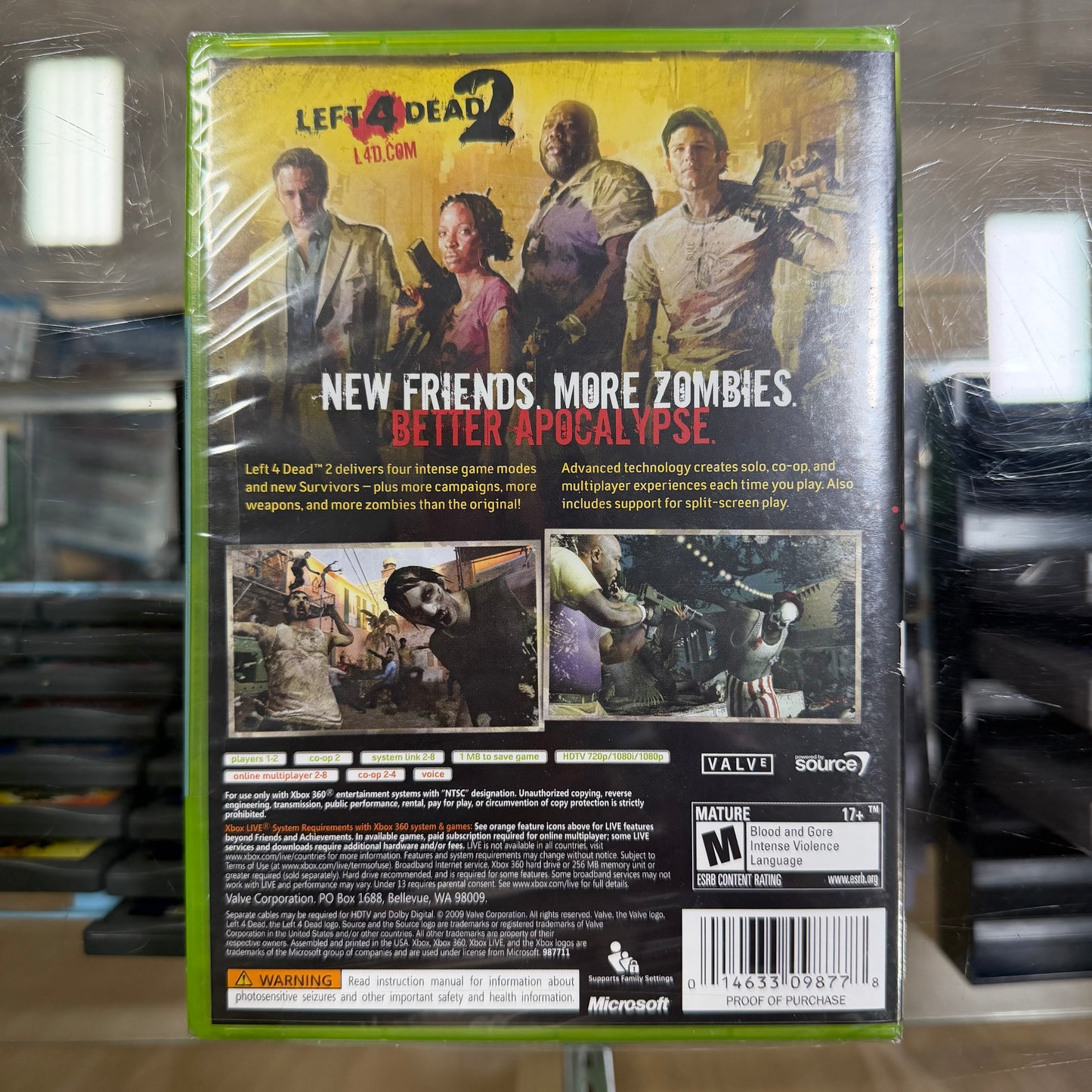 Sealed Left 4 Dead 2 Xbox 360
