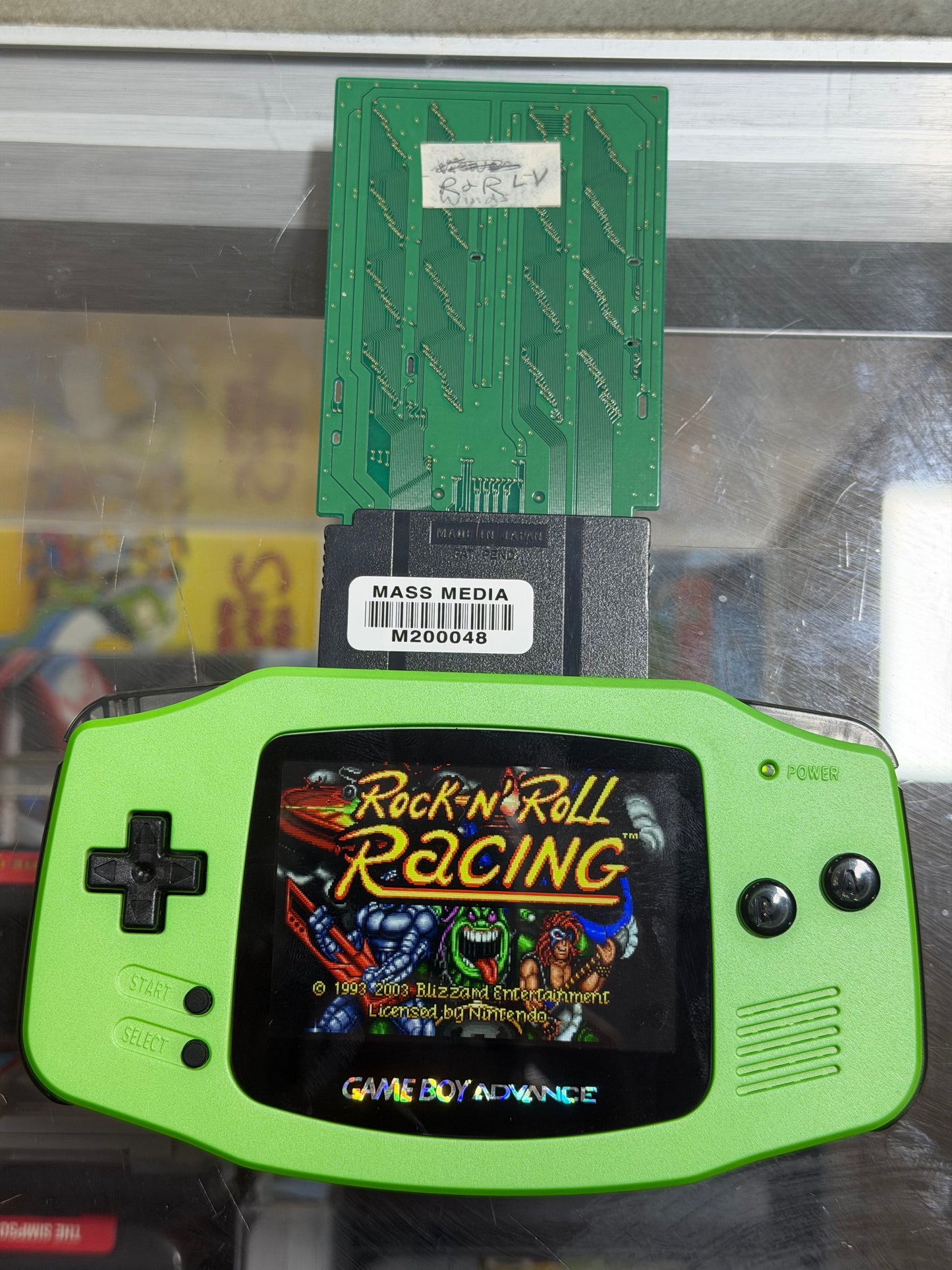 Rock n Roll Racing - Prototype Gameboy Advance Cartridge Blizzard