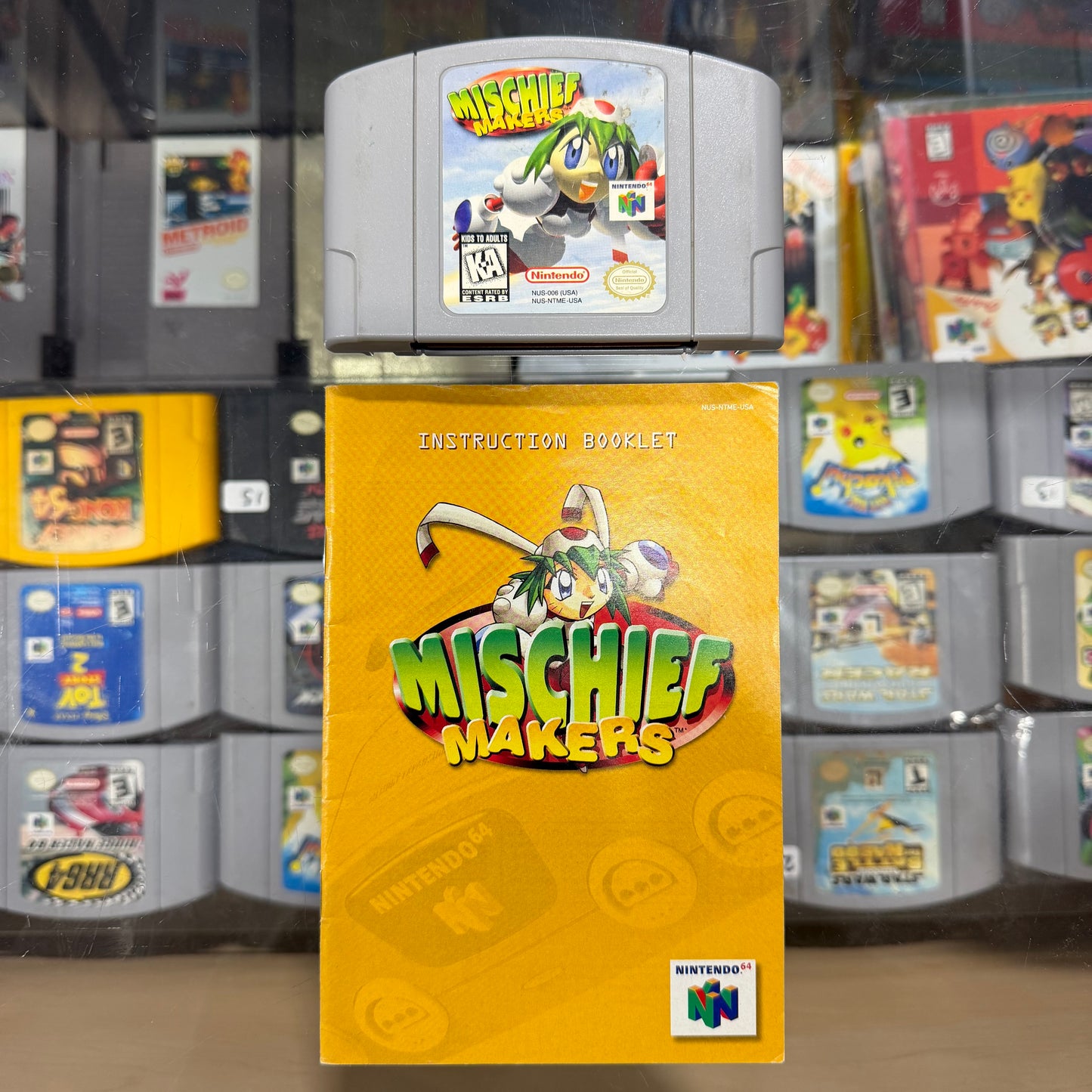 Mischief Makers Nintendo 64 with Manual