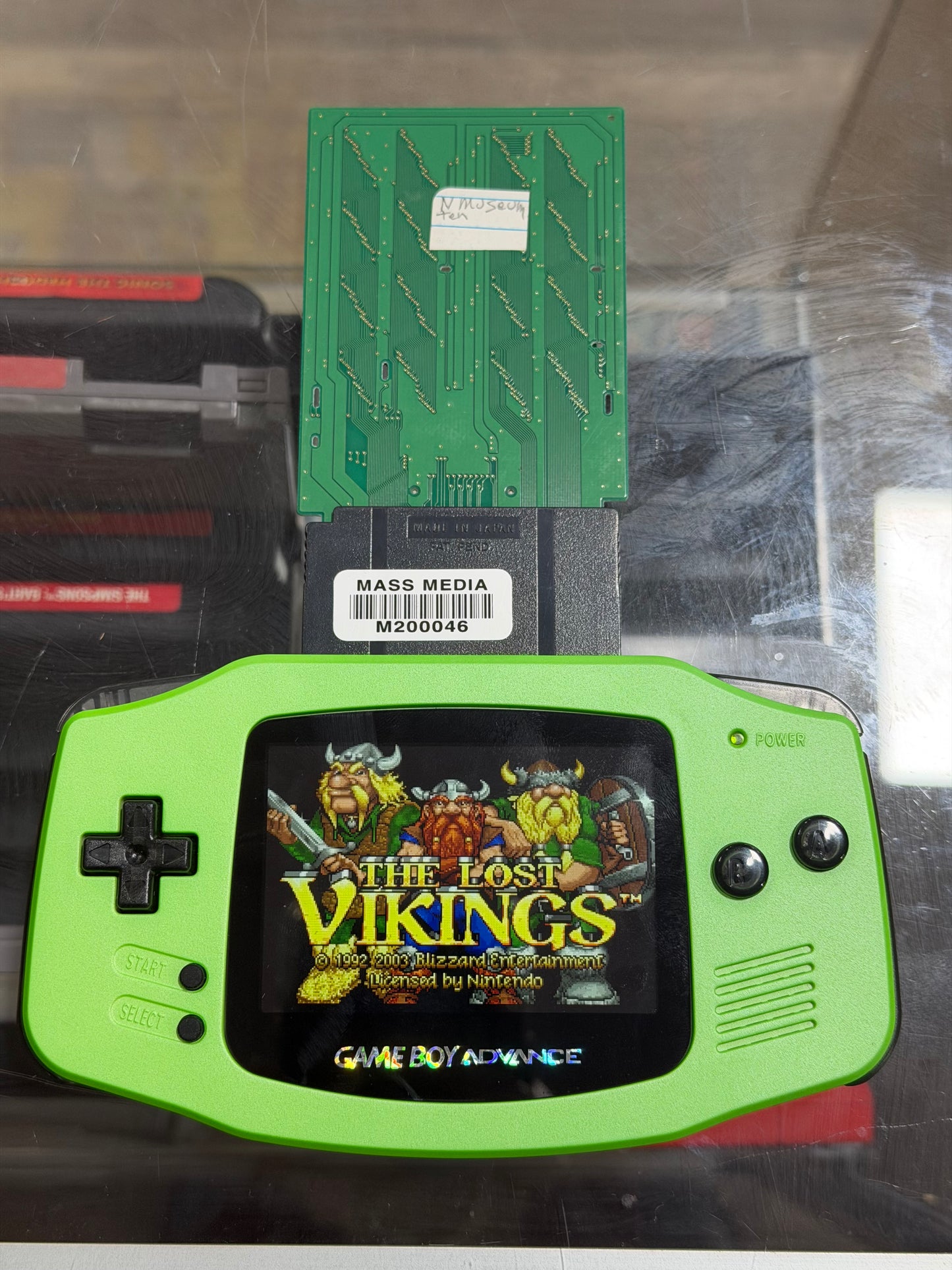The Lost Vikings - Prototype Gameboy Advance Cartridge Blizzard