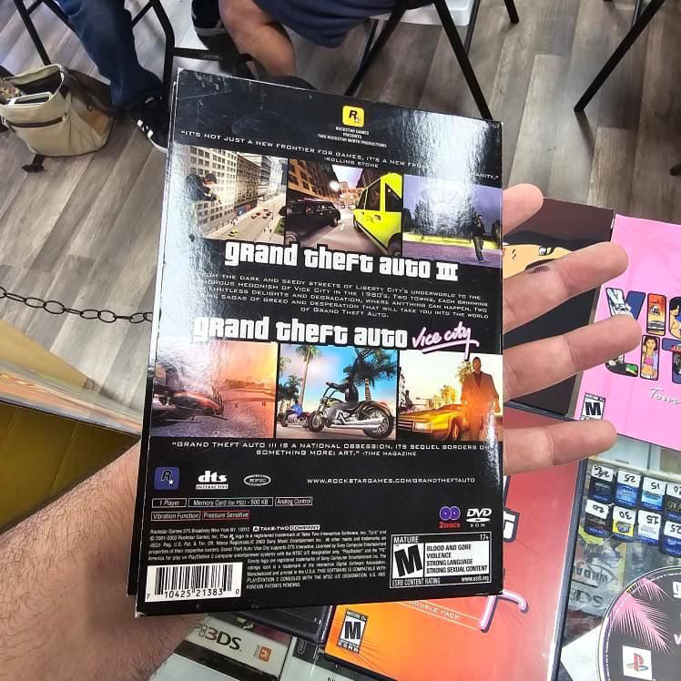 Grand Theft Auto Double Pack PlayStation 2 CIB