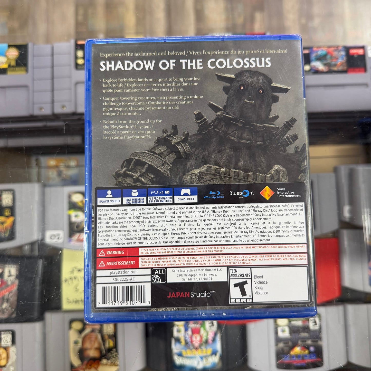 Shadow of the Colossus Playstation 4 Sealed