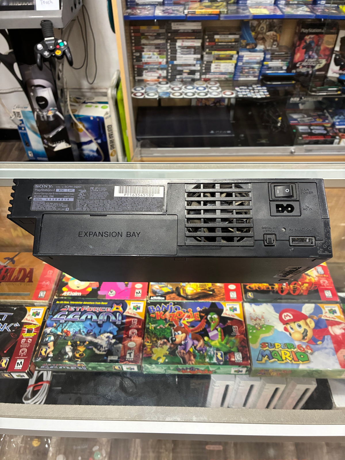 Playstation 2 Original System with One Controller and Wires + Memory Card 189
