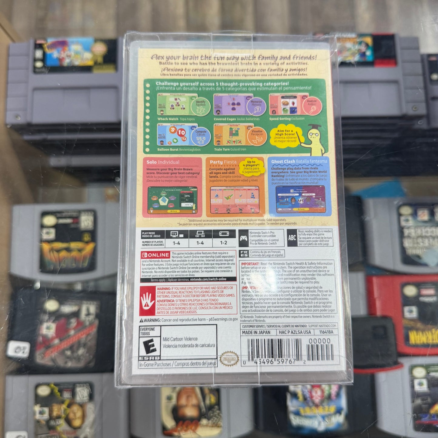 Big Brain Academy: Brain vs. Brain Nintendo Switch Sealed