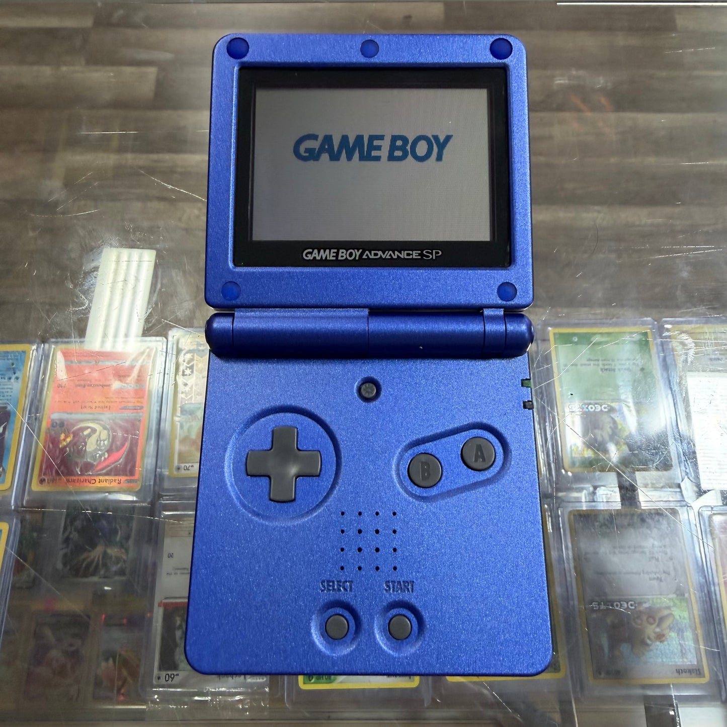 Cobalt Gameboy Advance SP System (Charger included)
