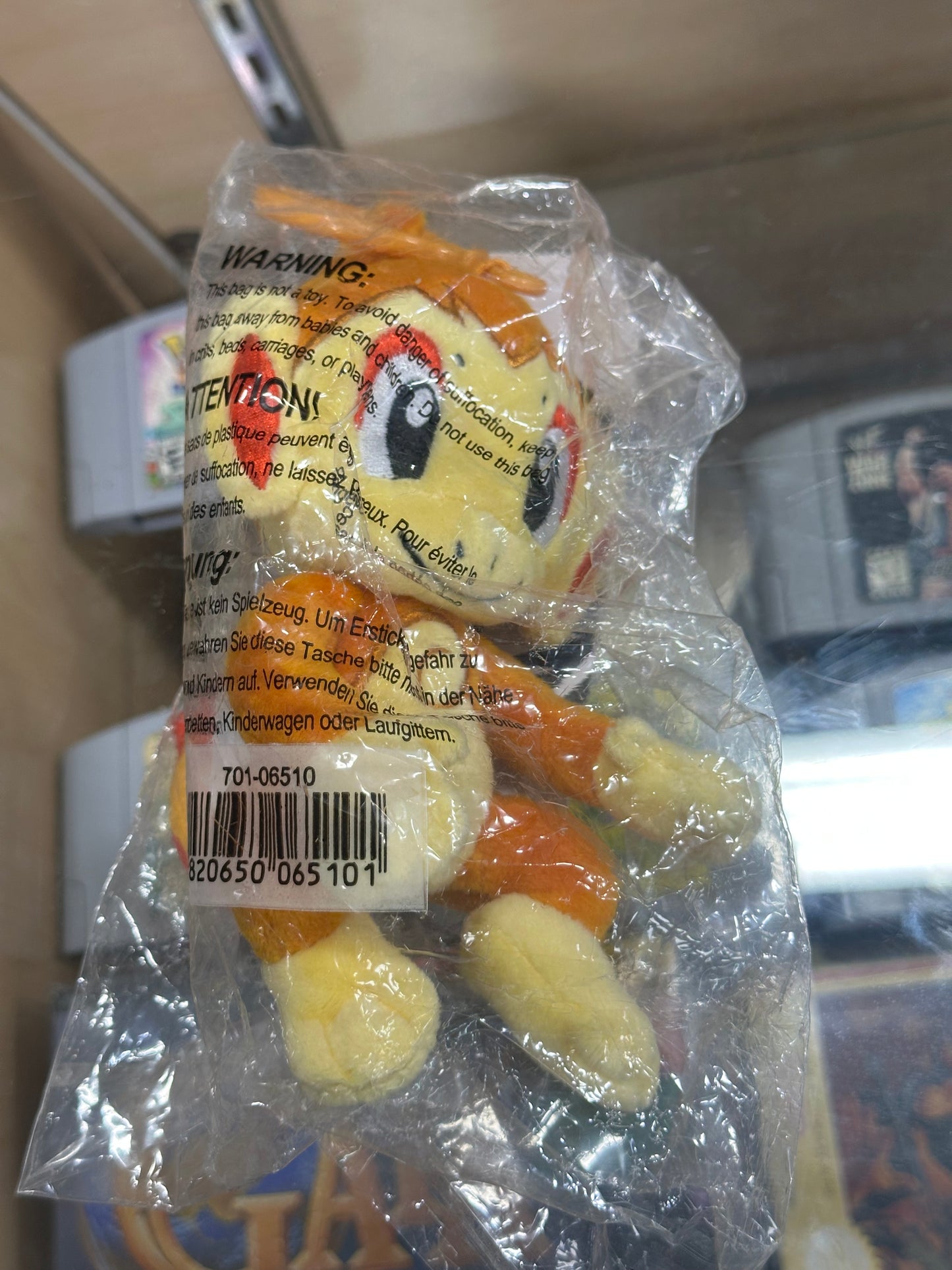 Pokemon Center Plush Keychain Chimchar Diamond & Pearl Plush New