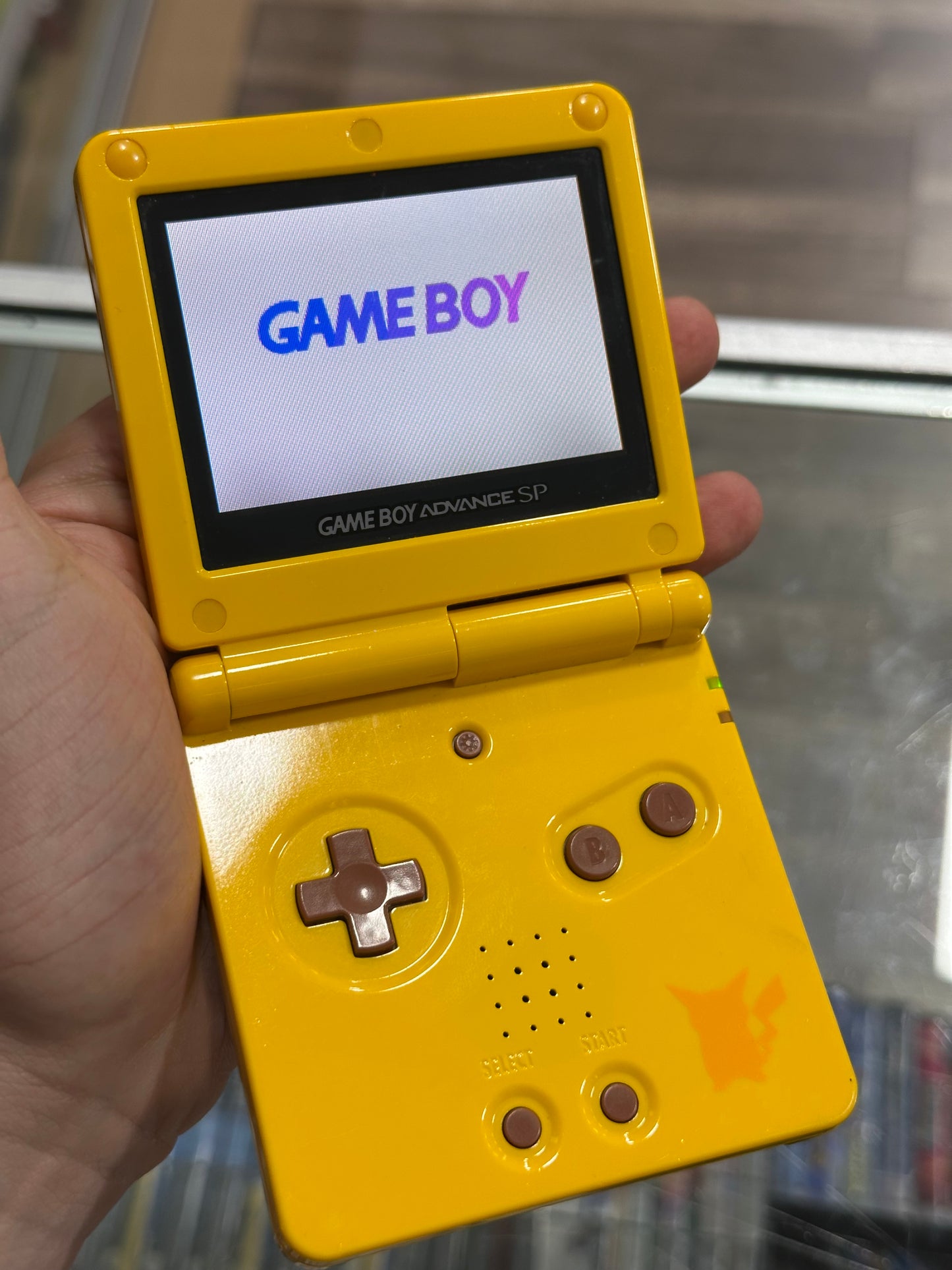 Pikachu Gameboy Advance SP GameBoy Advance AGS 101 Authentic Shell