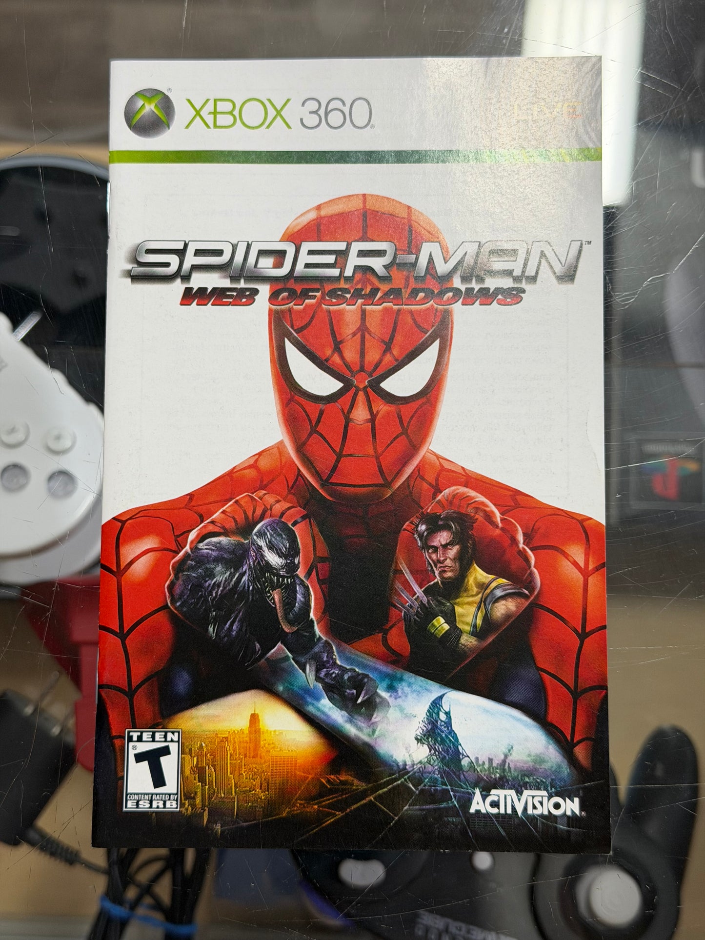 Spiderman Web of Shadows Manual Only