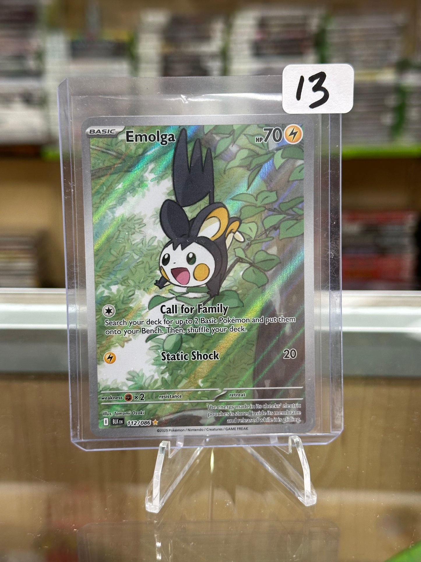 Emolga - 112/086 - SV: Black Bolt NM