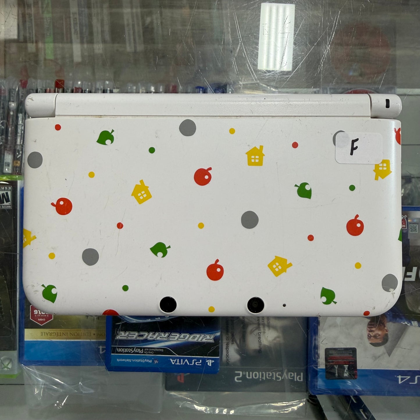 Nintendo 3DS LL Animal Crossing: Jump Out! Edition Handheld System With Charger (Region Free)(JAPANESE TO US)