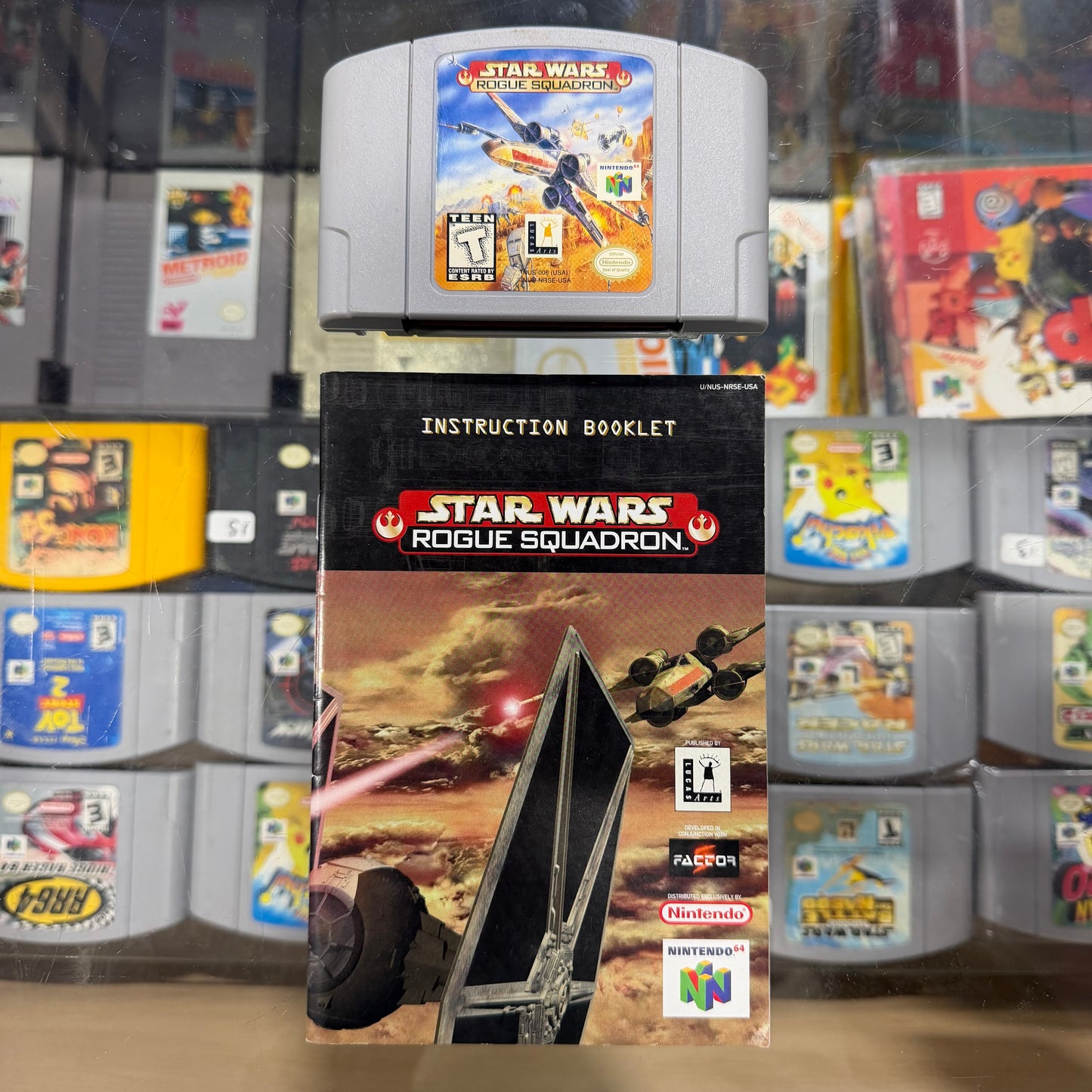 Star Wars Rogue Squadron 64 with Manual