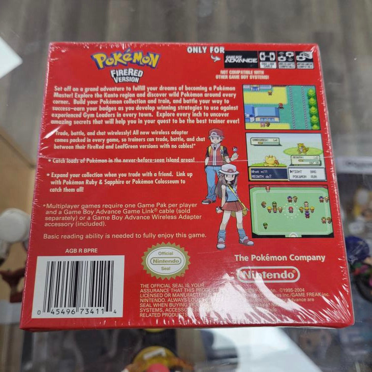 Pokémon FireRed Sealed Gameboy Advance