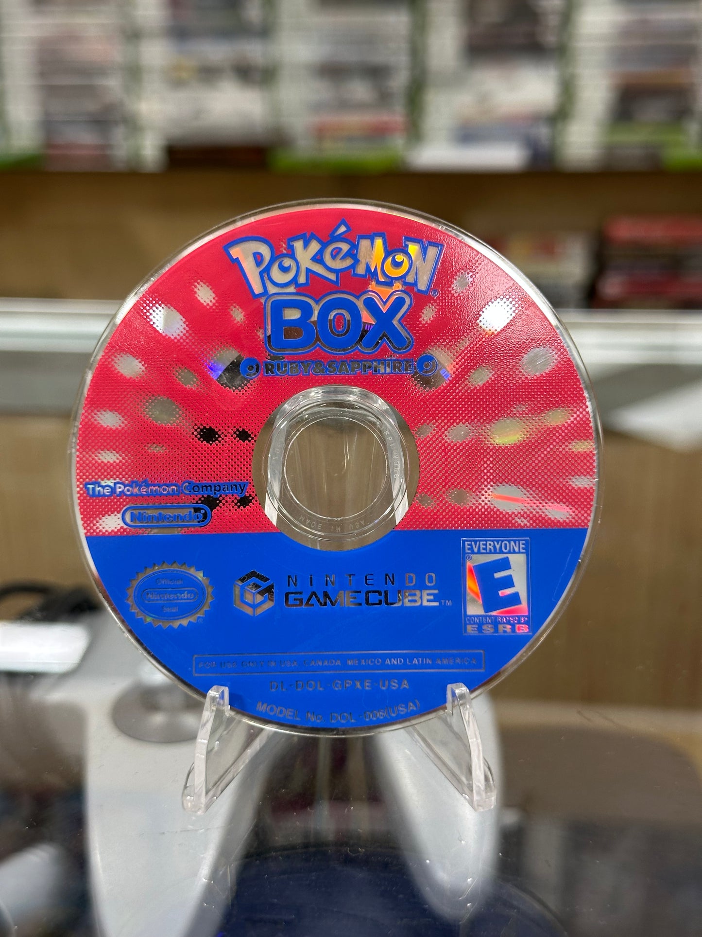 Pokémon Box Nintendo GameCube Disc Only US Version - Excellent Shape