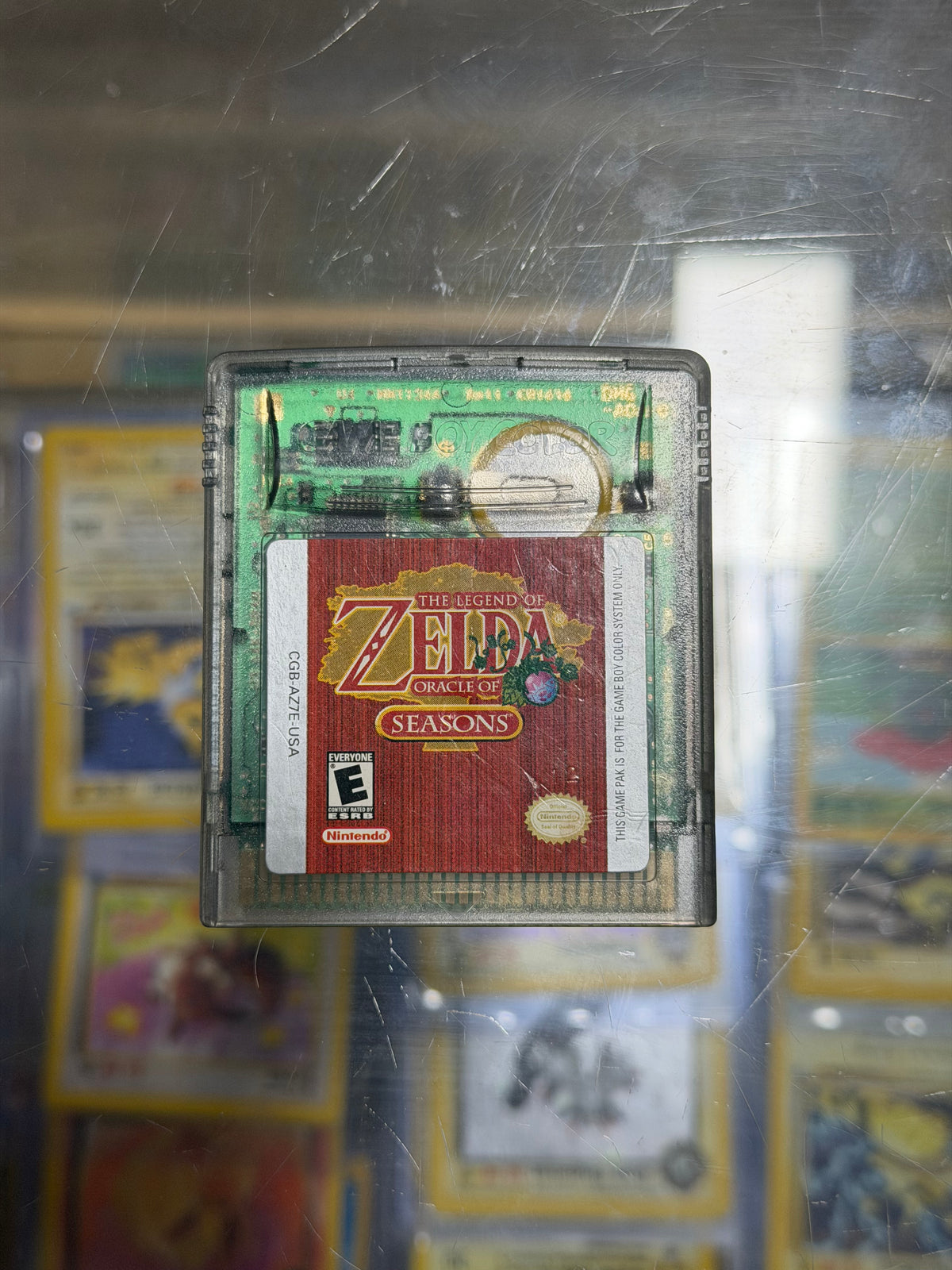 Legend of Zelda Oracle Of Seasons GameBoy Color (Authentic) (New Battery) (Saves)