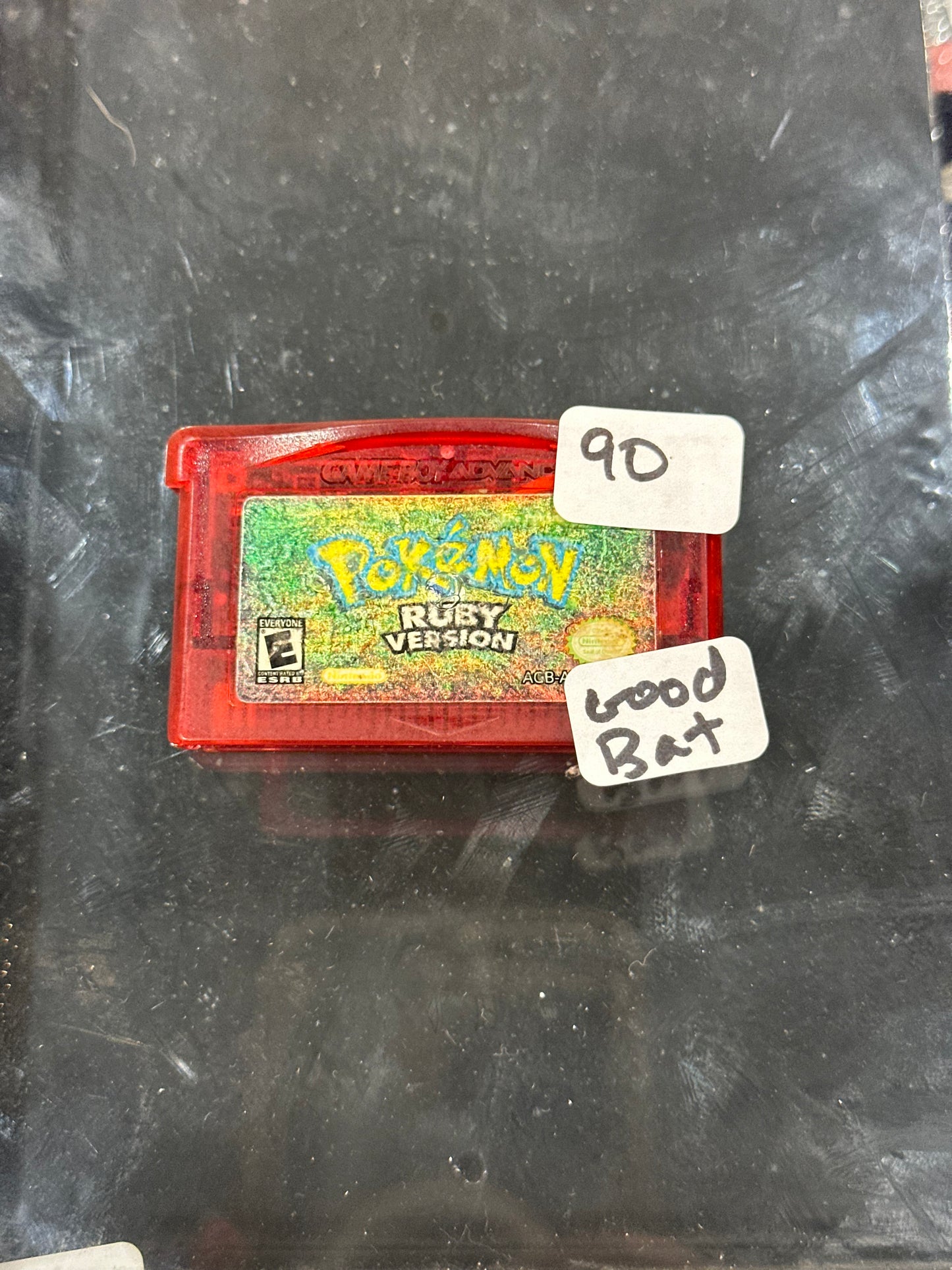 Pokémon Ruby Gameboy Advance Authentic Good Battery