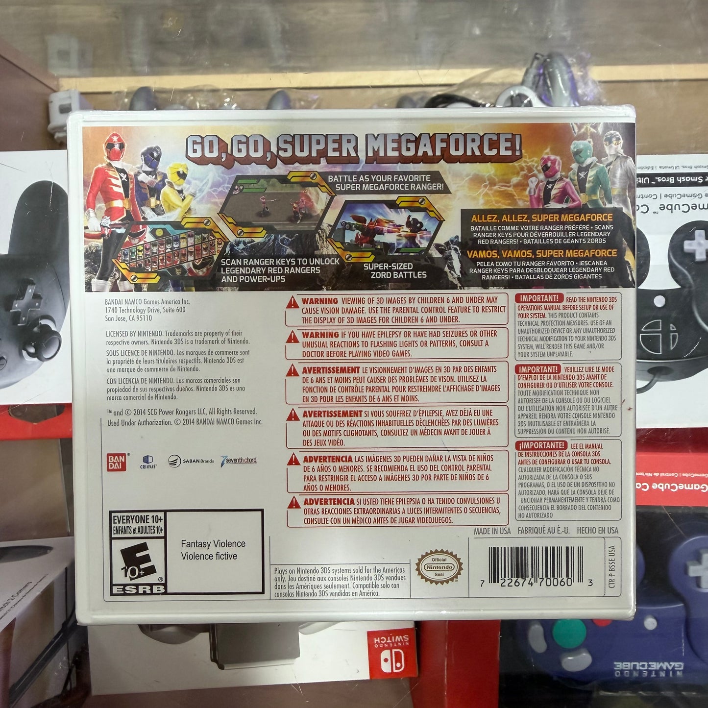 Power Rangers Super Megaforce Nintendo 3DS