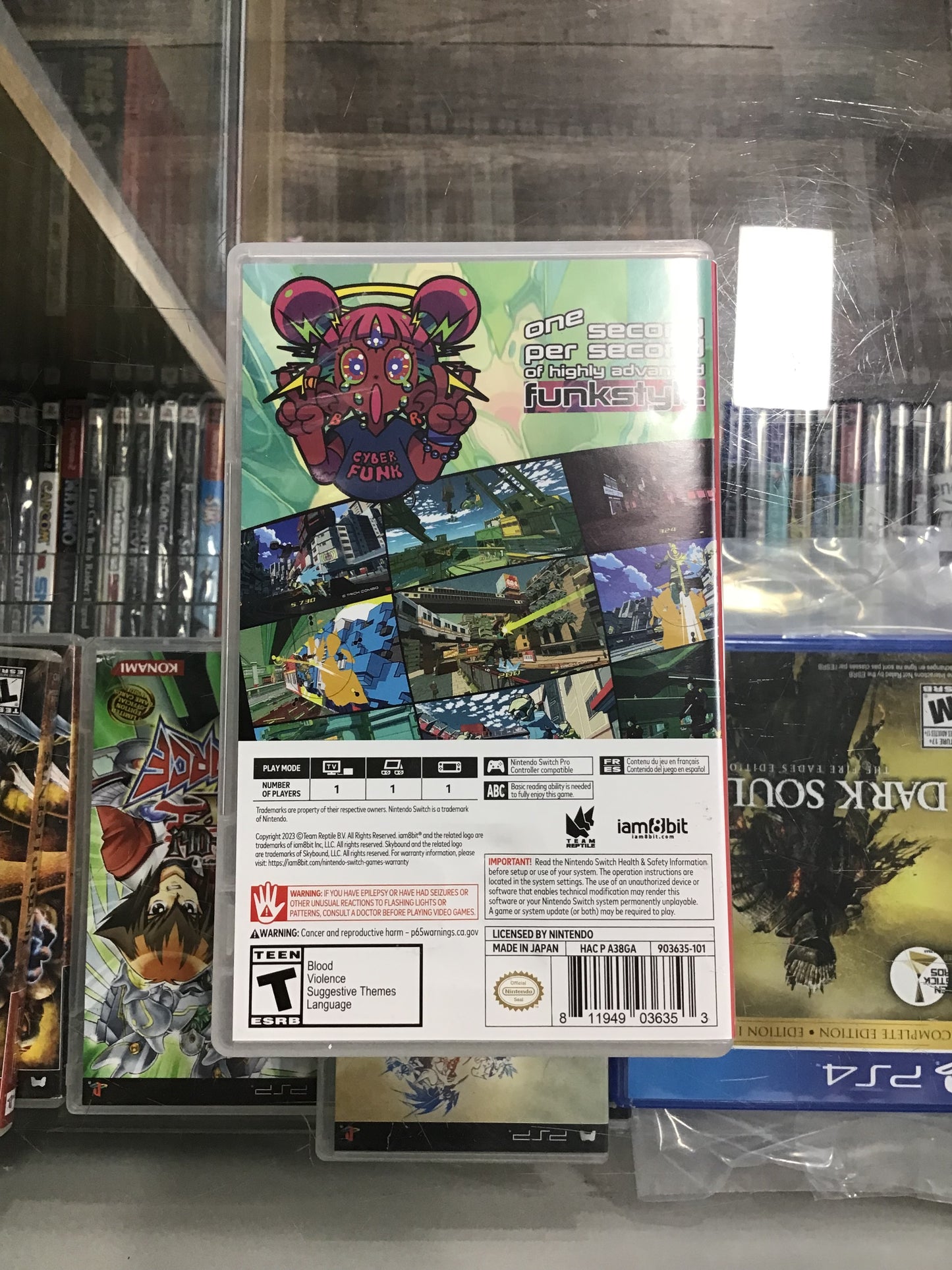 Bomb Rush Cyberfunk Nintendo Switch w/ Stickers