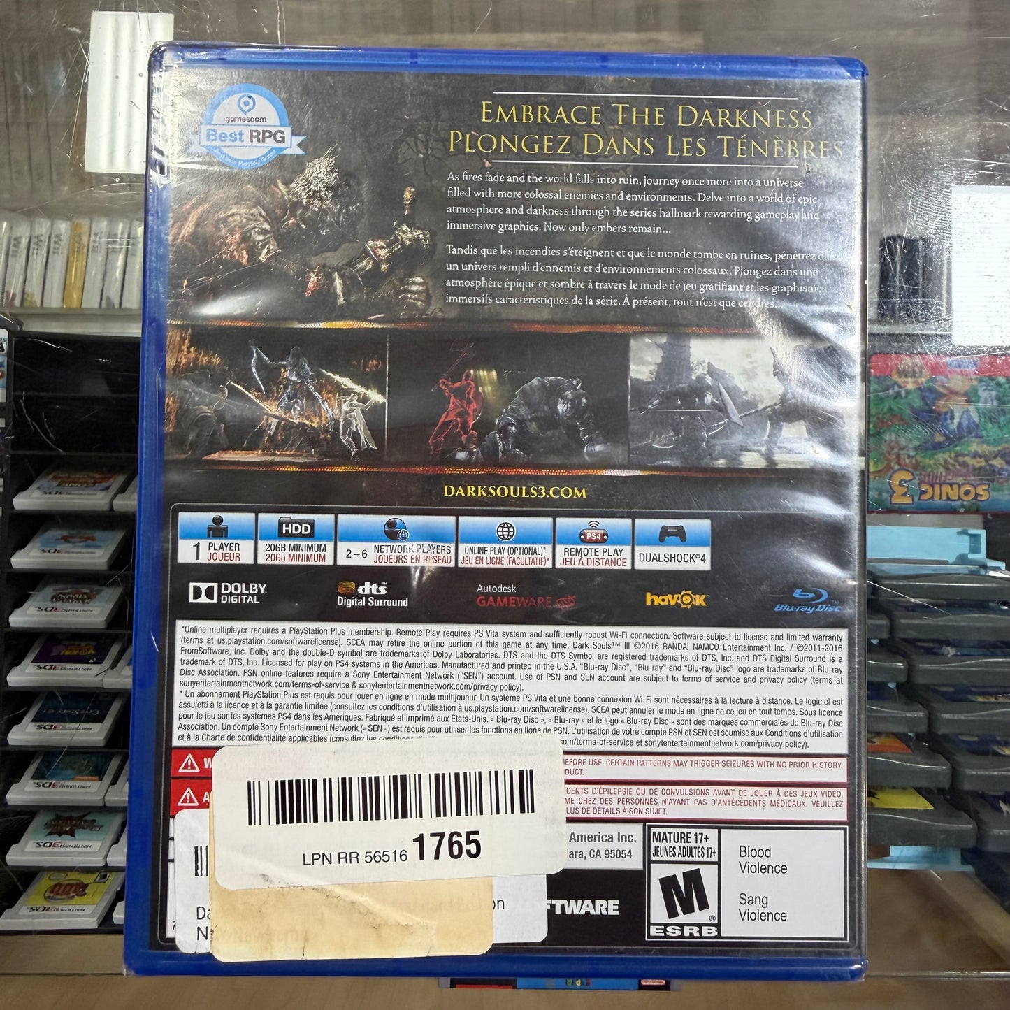 New sealed Dark Souls III Playstation 4