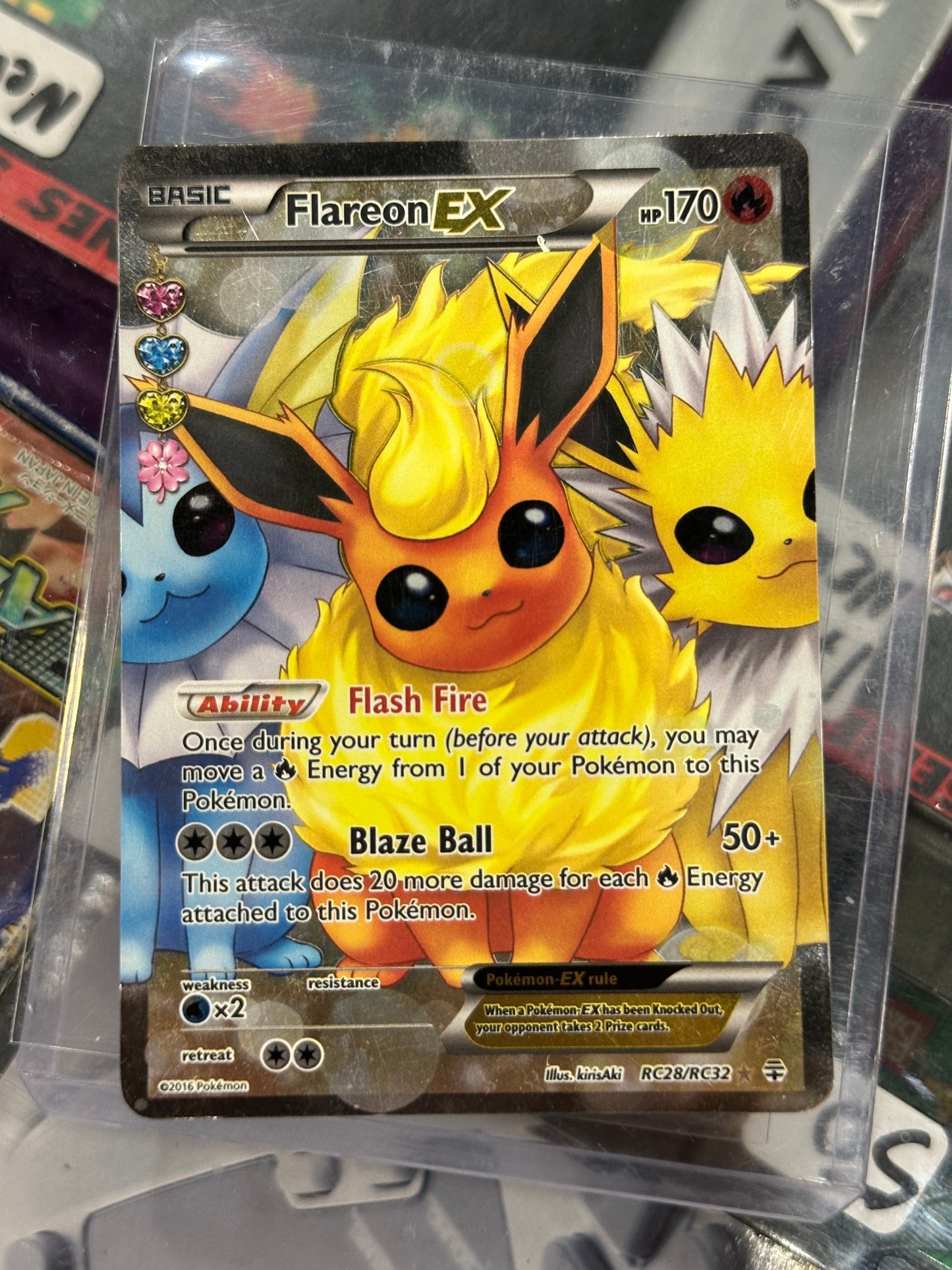 Flareon EX (Full Art) - Generations: Radiant Collection (GEN) (LP)