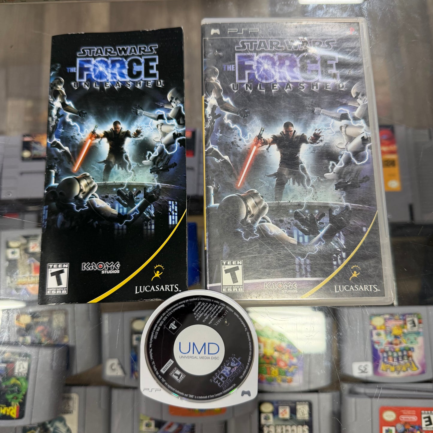 Star Wars The Force Unleashed PSP
