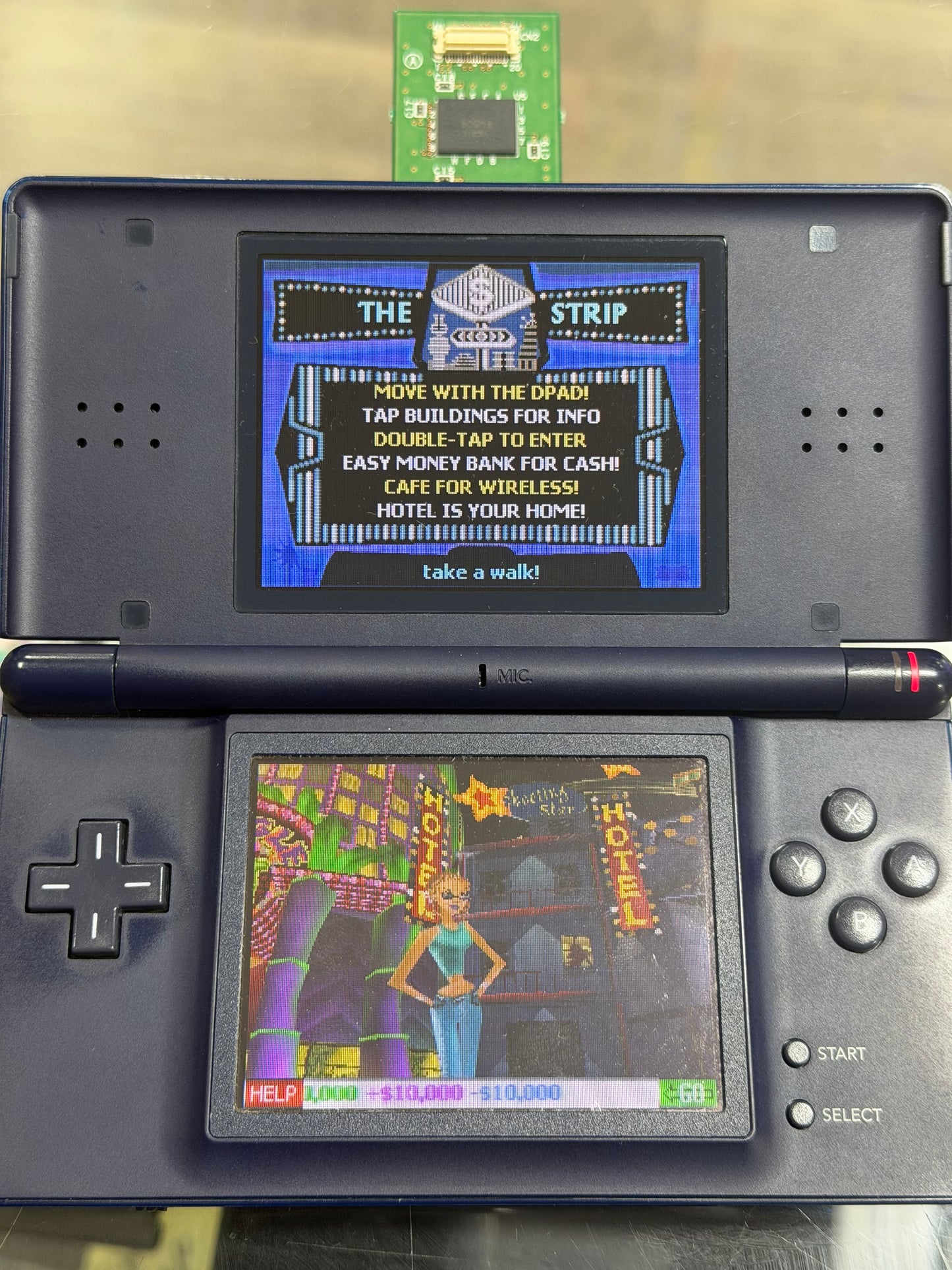 Casino DS Unreleased (?) - Prototype Nintendo DS Cartridge Mass Media