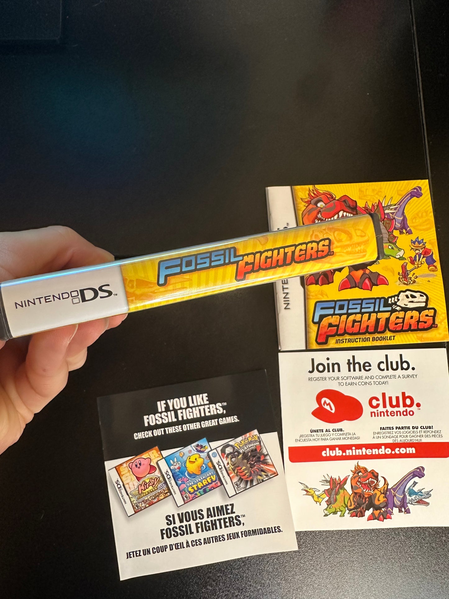 Fossil Fighters Nintendo DS Case and Manual Only