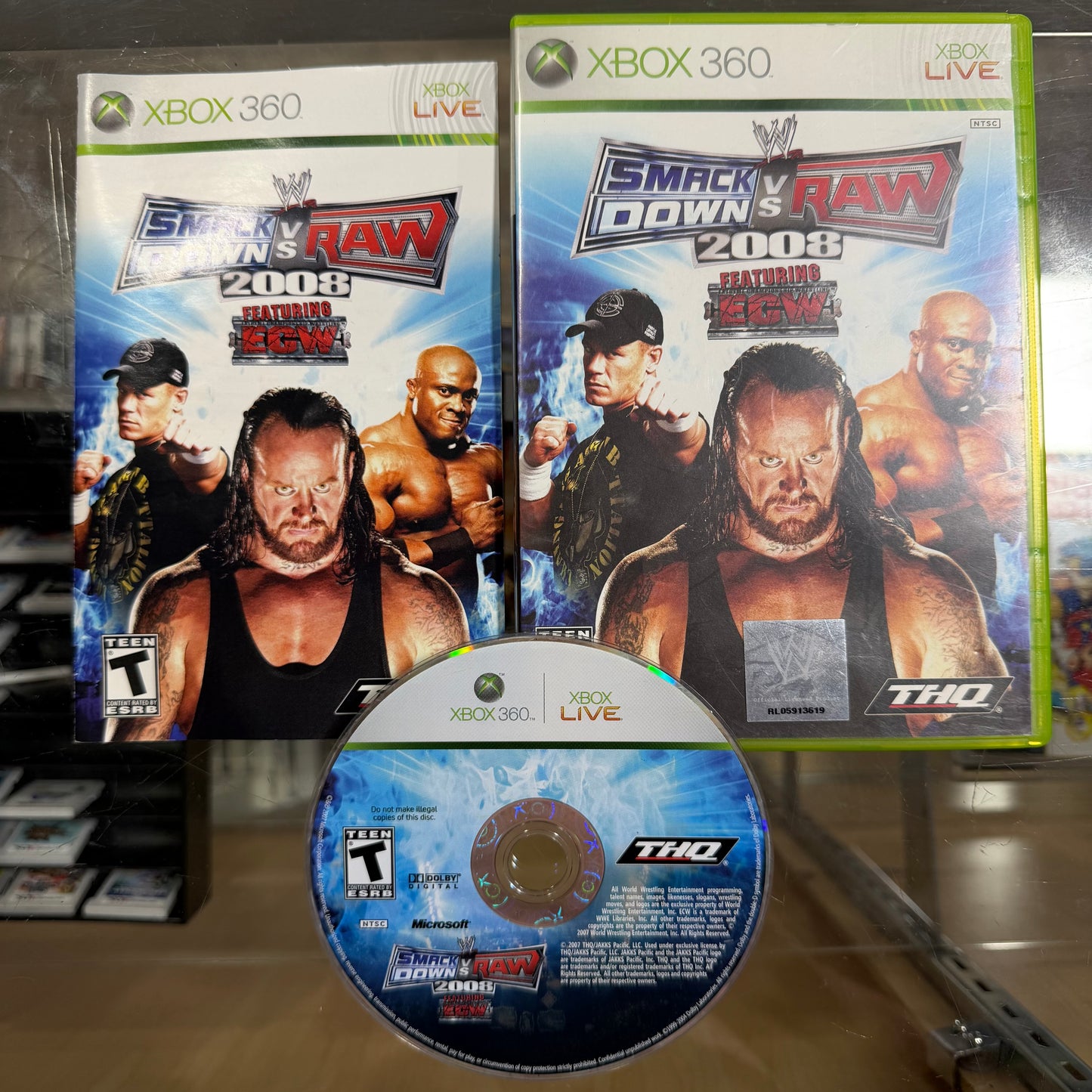 WWE Smackdown Vs. Raw 2008 Xbox 360