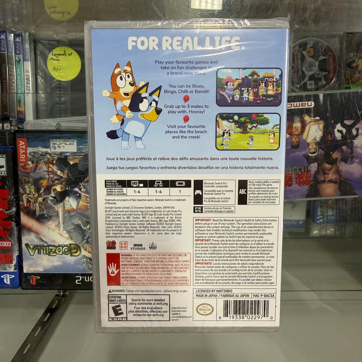 Bluey: The Video Game Nintendo Switch Unopened
