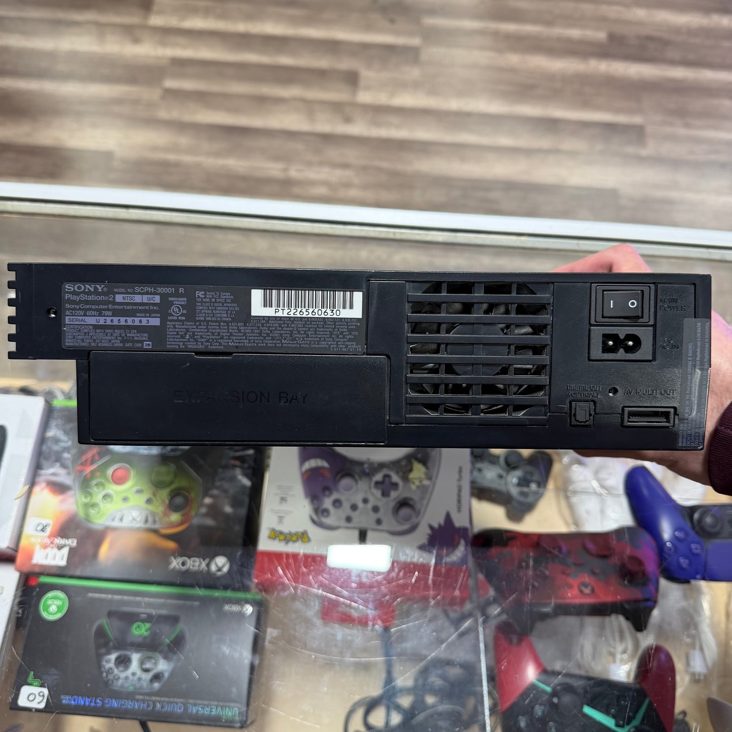 Playstation 2 System with 1 Controller and Wires + Memory Card
