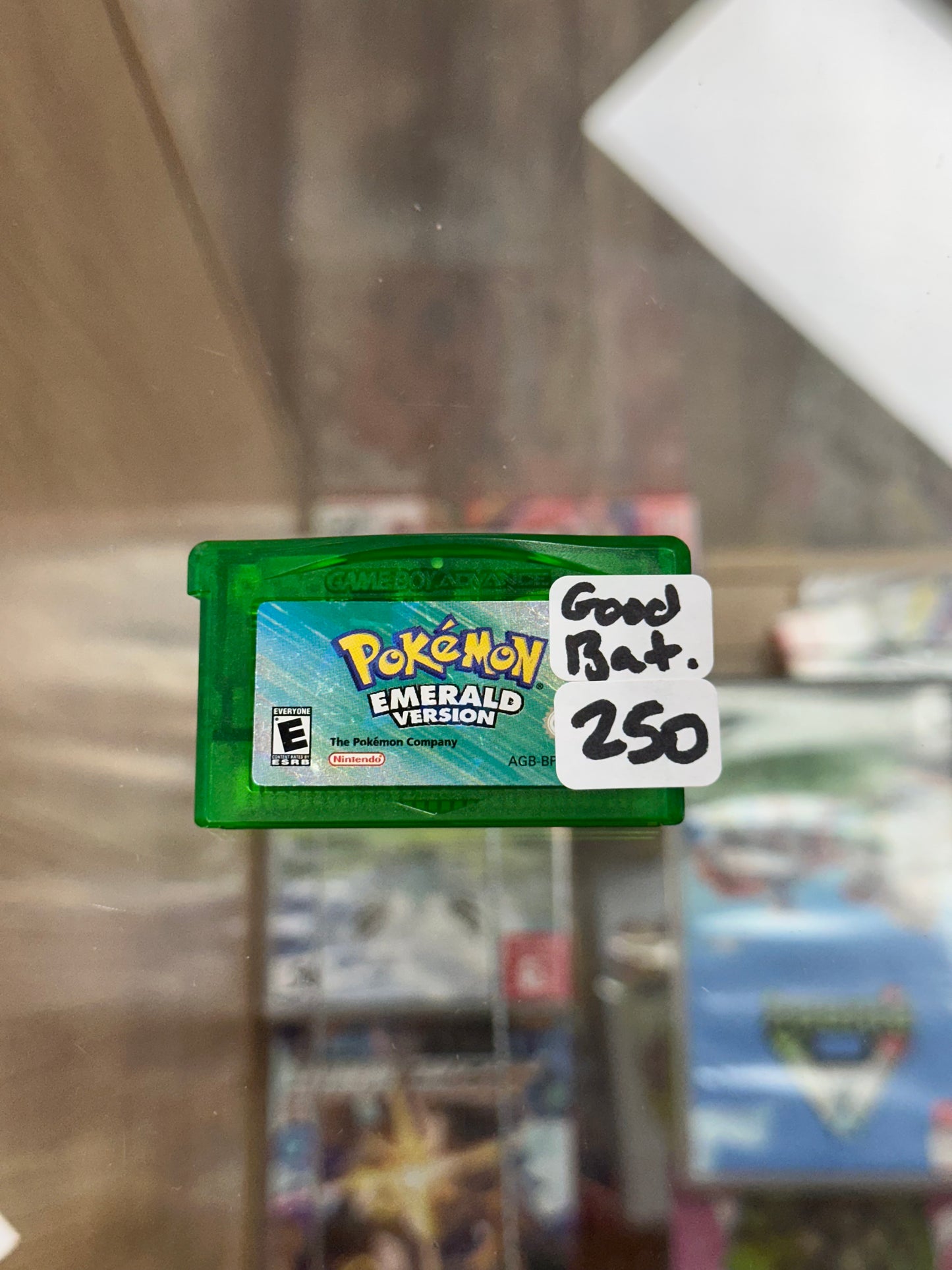 Pokémon Emerald Nintendo Gameboy Advance Authentic Good Battery