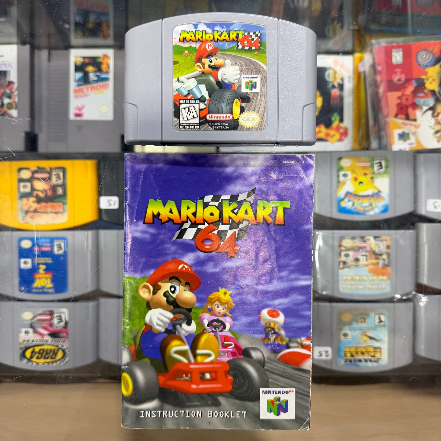 Mario Kart 64 Nintendo 64 with Manual