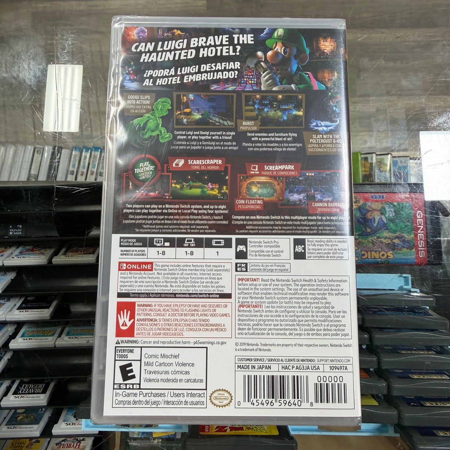 Sealed Luigi’s Mansion 3 Nintendo Switch