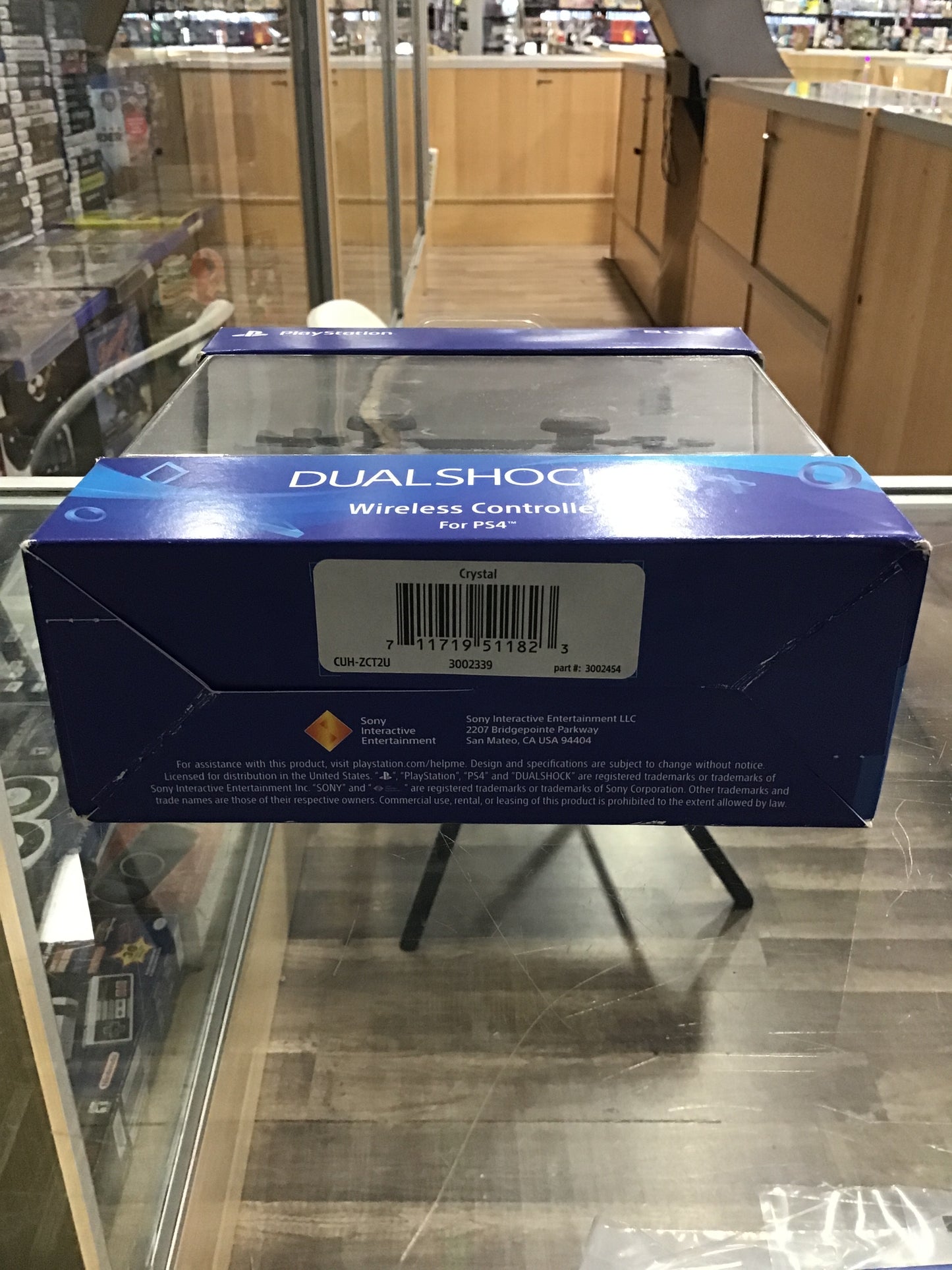 Crystal PlayStation 4 DualShock 4 Controller CUH-ZCT2U UNOPENED