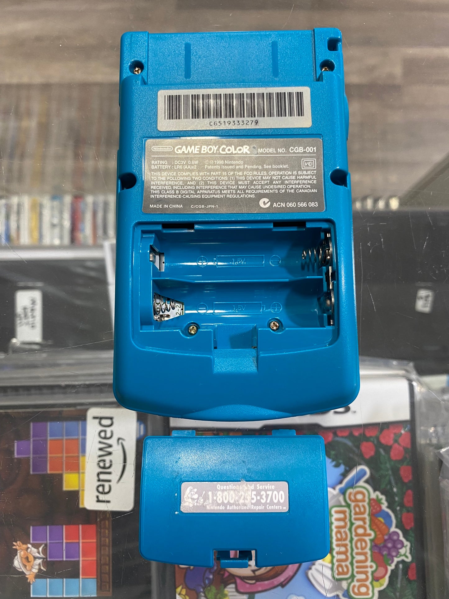 Blue Nintendo Gameboy Color