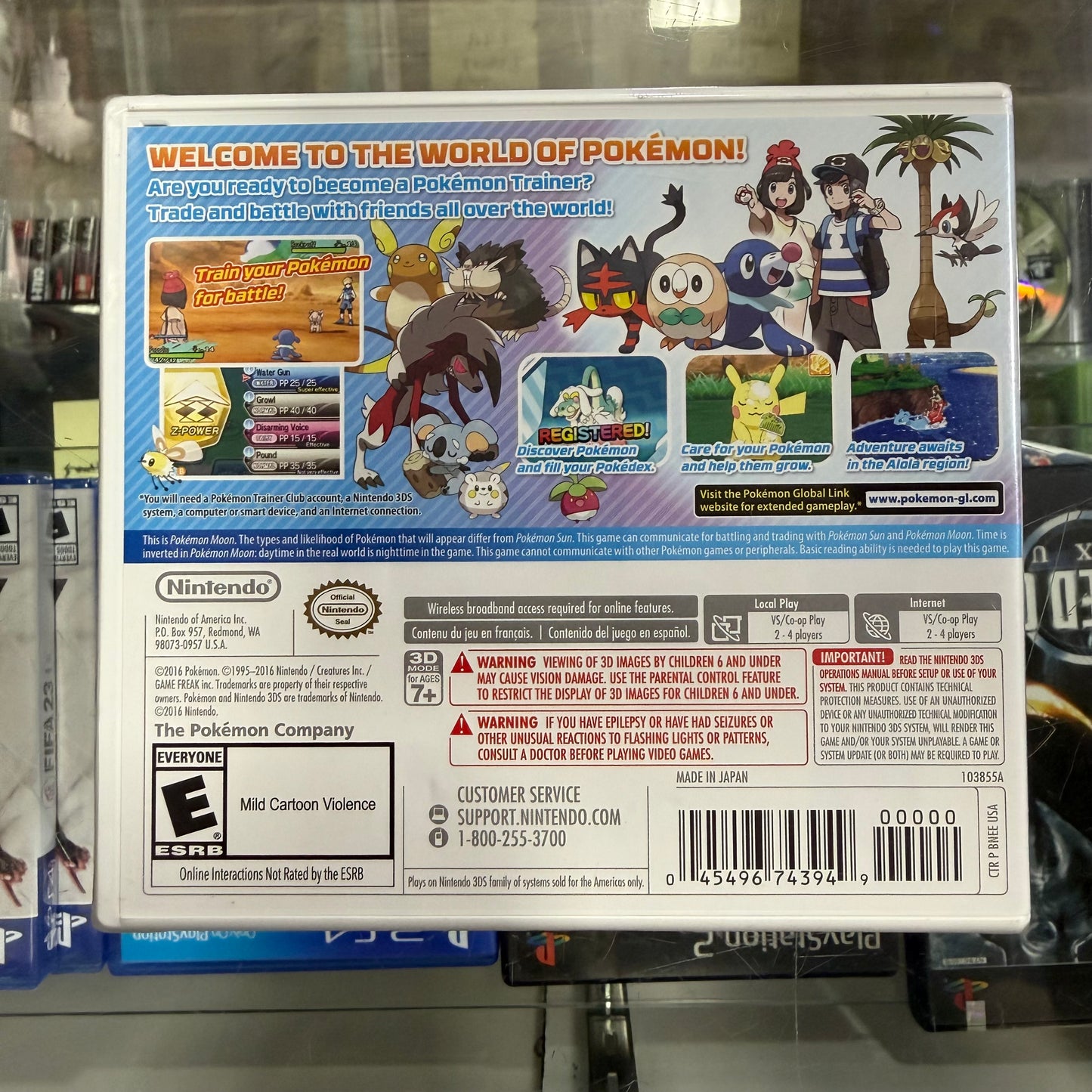 Pokemon Moon Nintendo 3DS Unopened