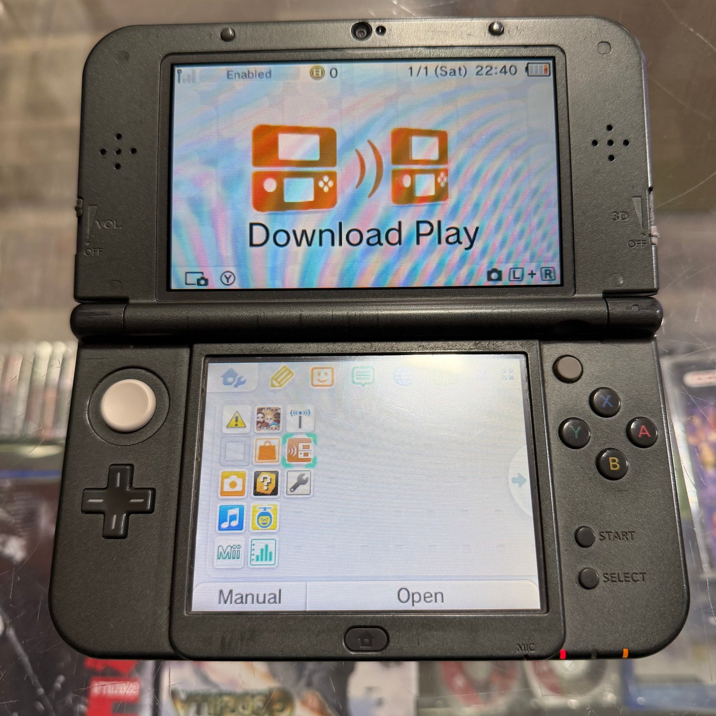 Black New Nintendo 3DS XL Handheld System With Charger Top IPS (Region Free)(JAPANESE TO US) 293