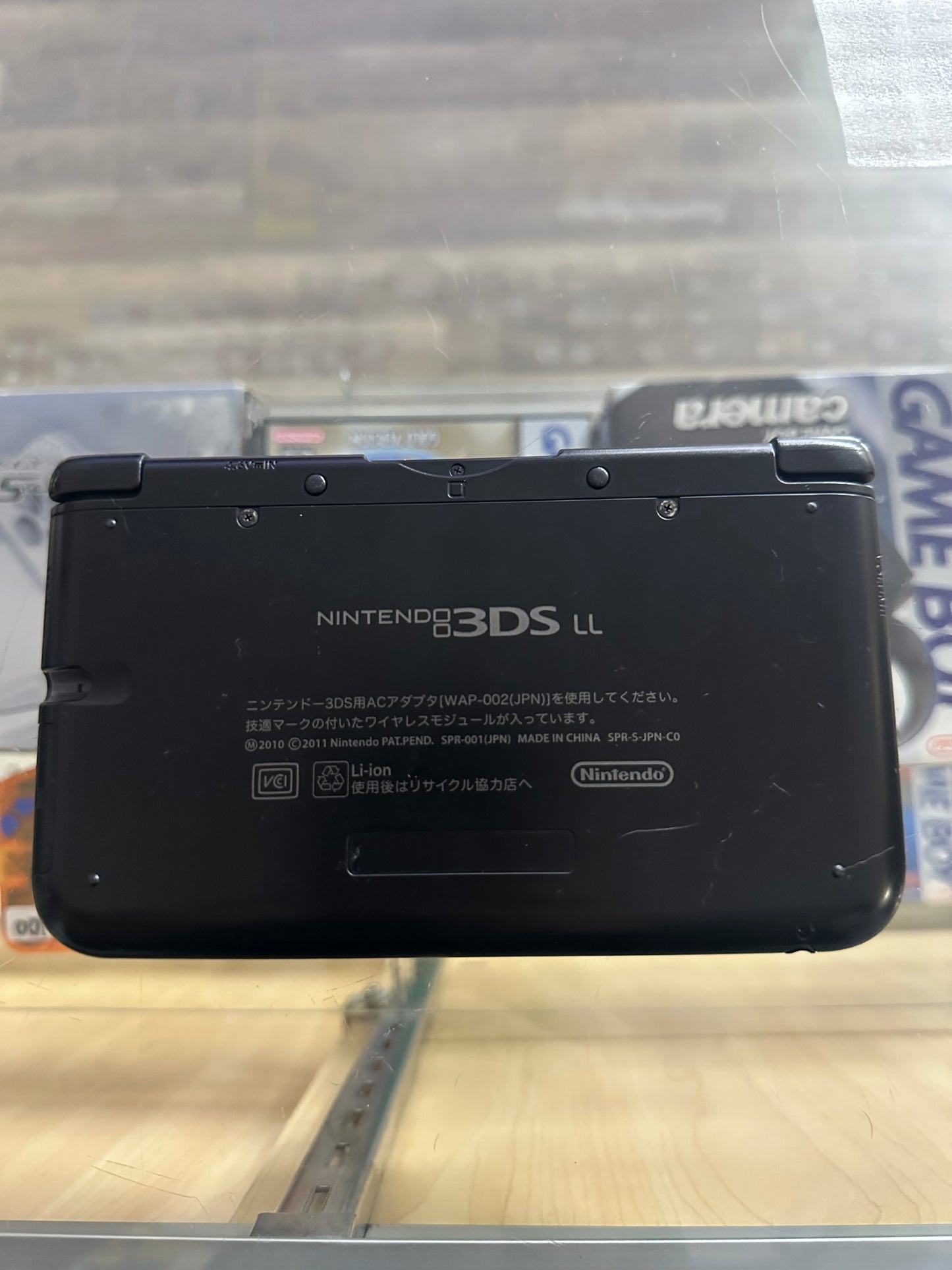 Black Nintendo 3DS LL Handheld System (US Region) with Digital Games
