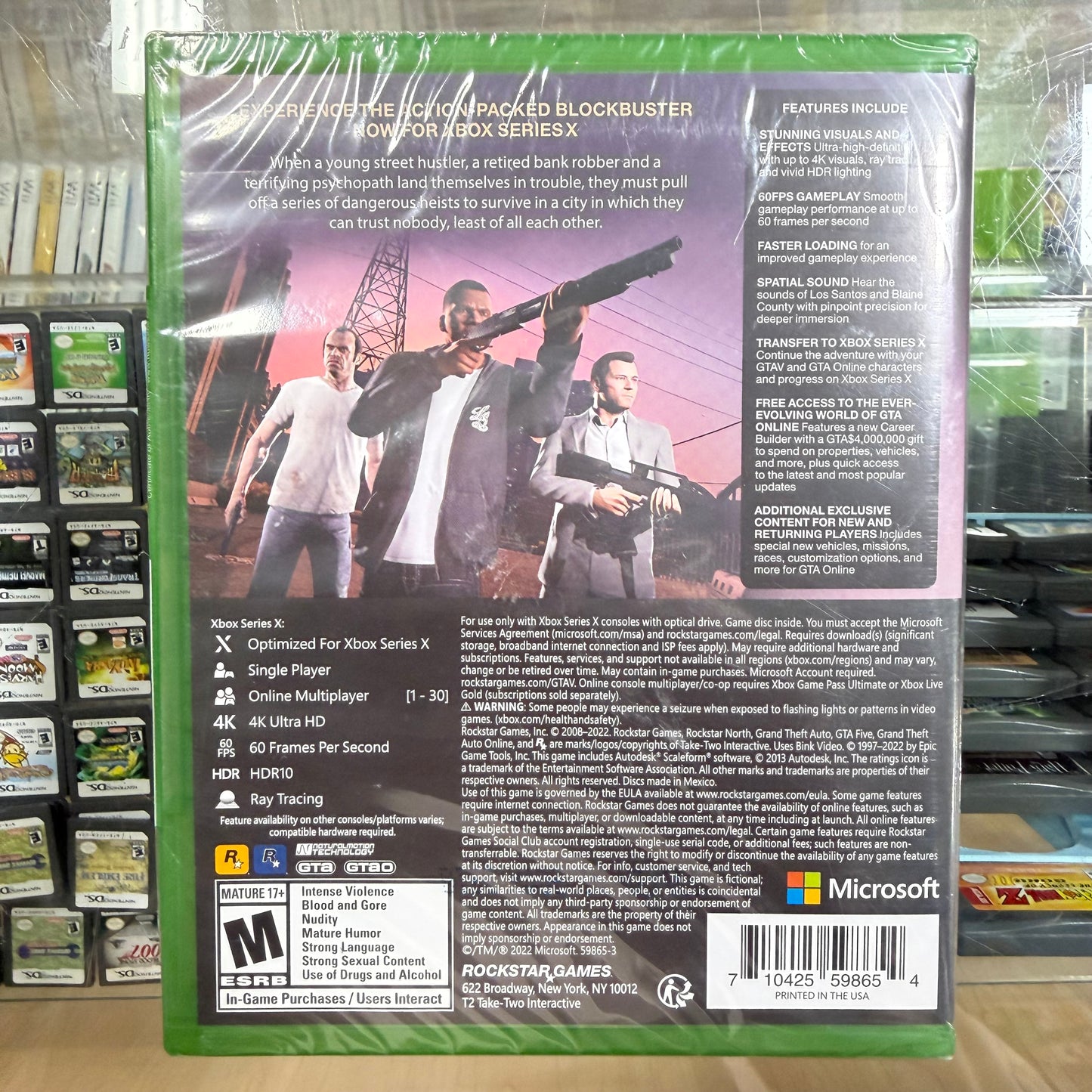 Sealed Grand Theft Auto V Xbox Series X
